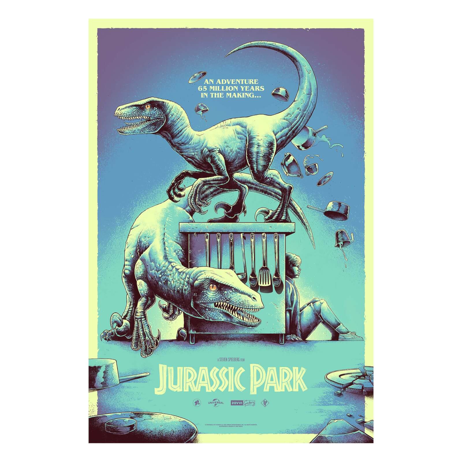 Jurassic Park Evergreen Jurassic Park 18X12 Sample Giclee Art Print