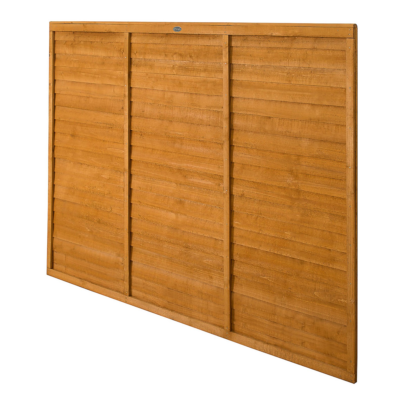Photo of Forest Larchlap Fence Panel - 5ft X 6ft