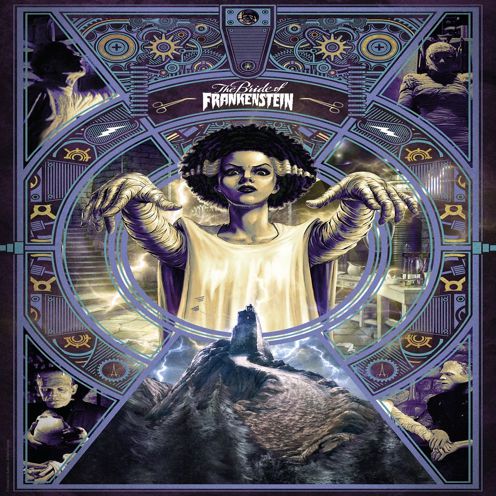 Fanattik Bride of Frankenstein Limited Edition Wall Art