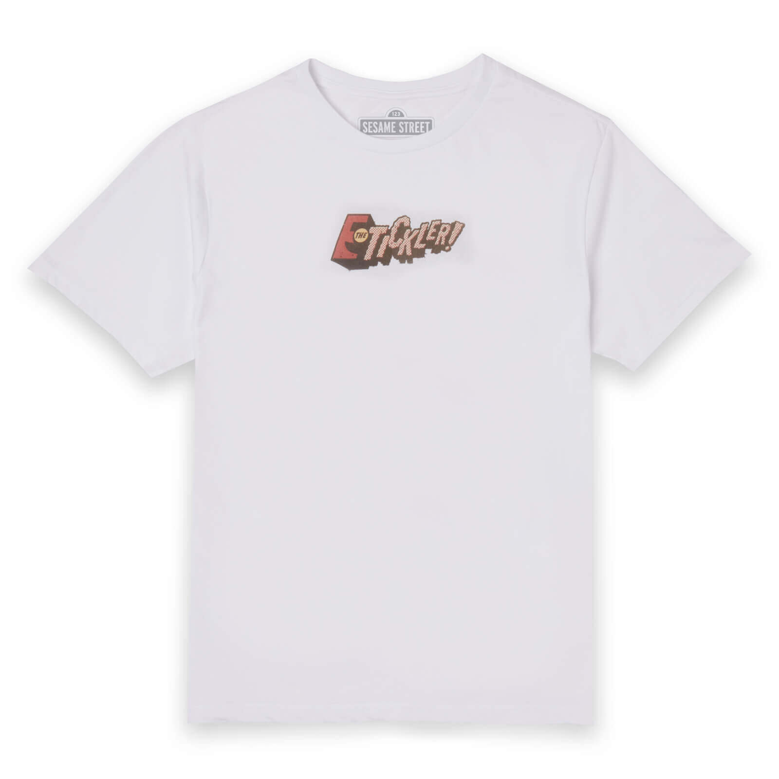 

Sesame Street The E-Tickler Unisex T-Shirt - White - XL - Blanc