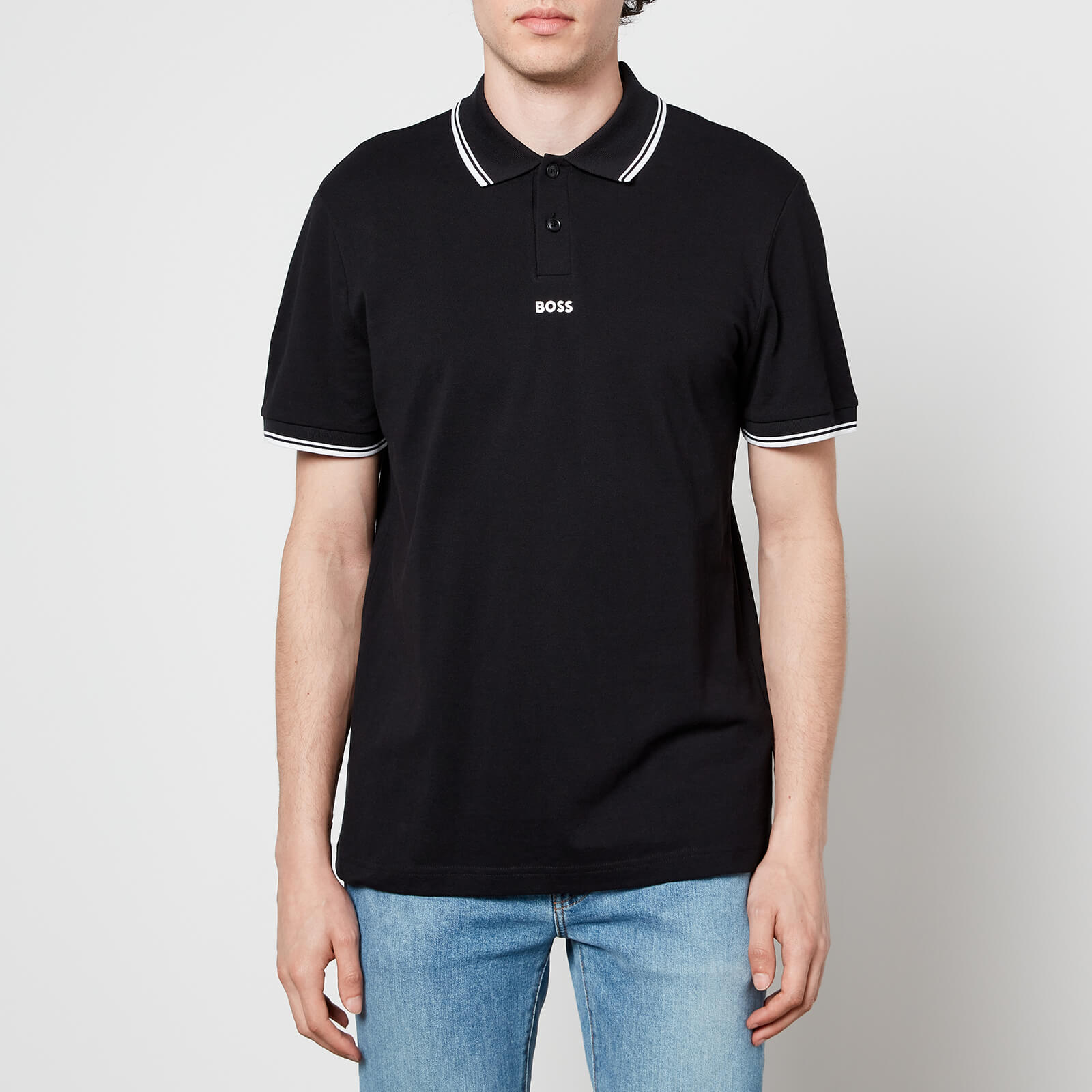 BOSS Casual Men's Pchup Polo Shirt - Black - M