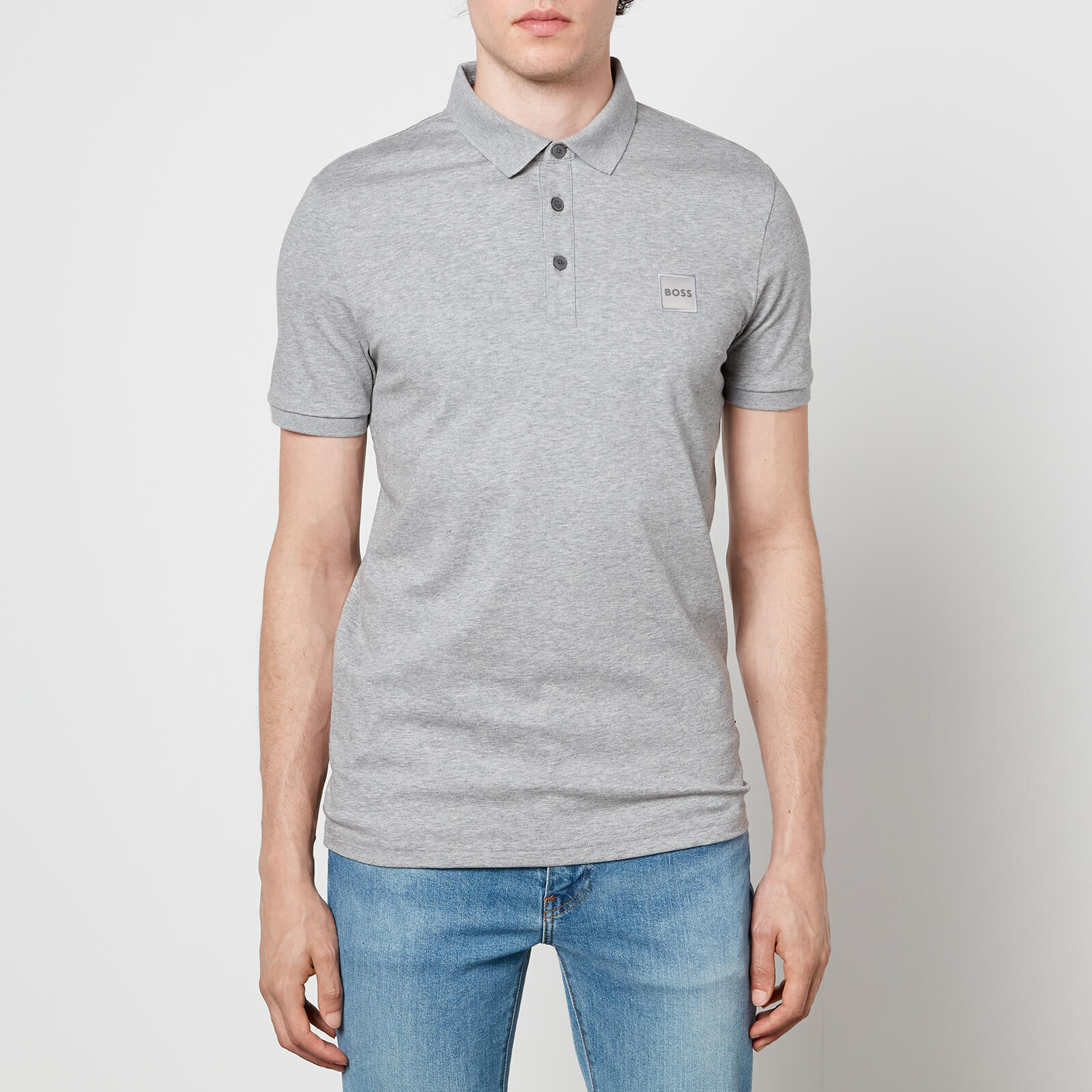 BOSS Casual Men's Passenger Polo Shirt - Light Pastel Grey - S
