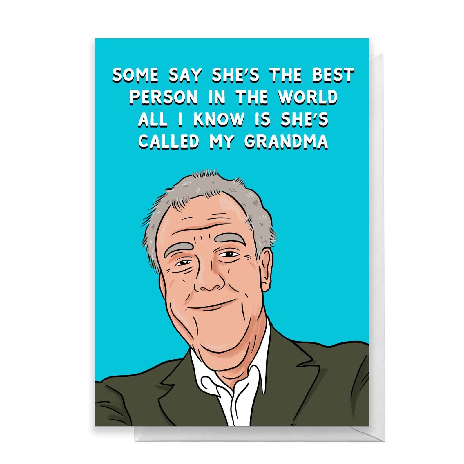 Jeremy Clarkson Best Grandma Greetings Card - Standard Card