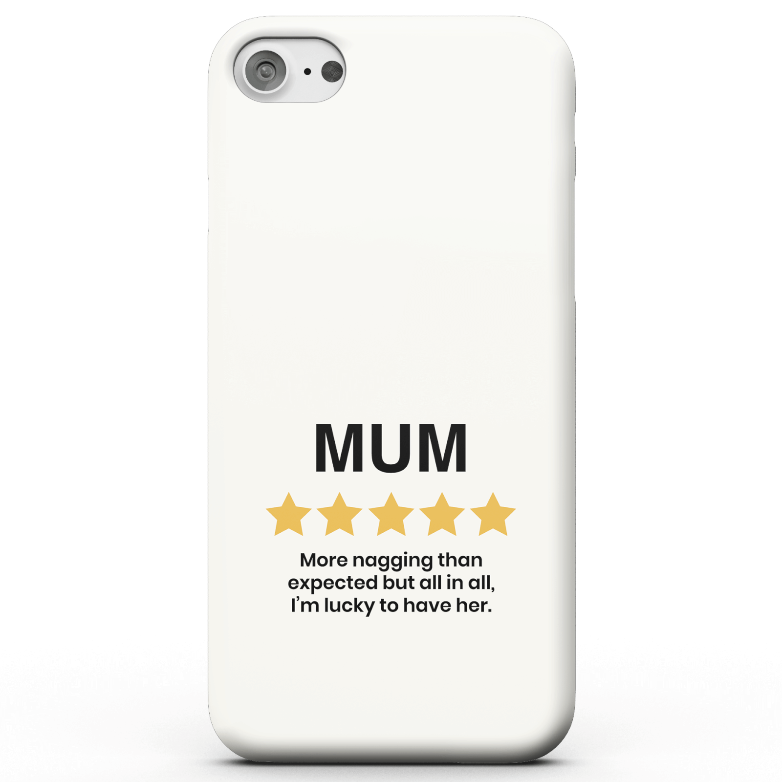 5 Star Mum Light Phone Case for iPhone and Android - iPhone 5/5s - Snap Case - Matte