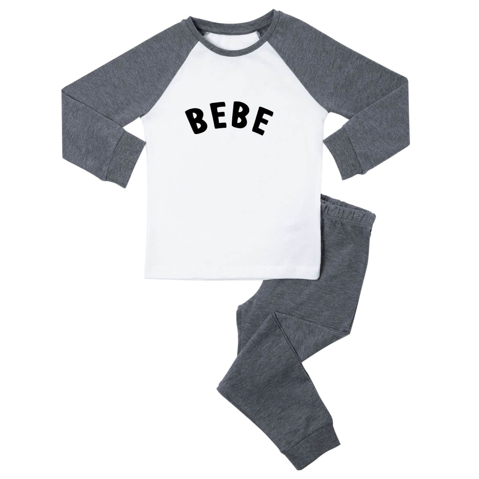 Bebe Babies/Toddler Pyjamas - Grey - 6-9 months