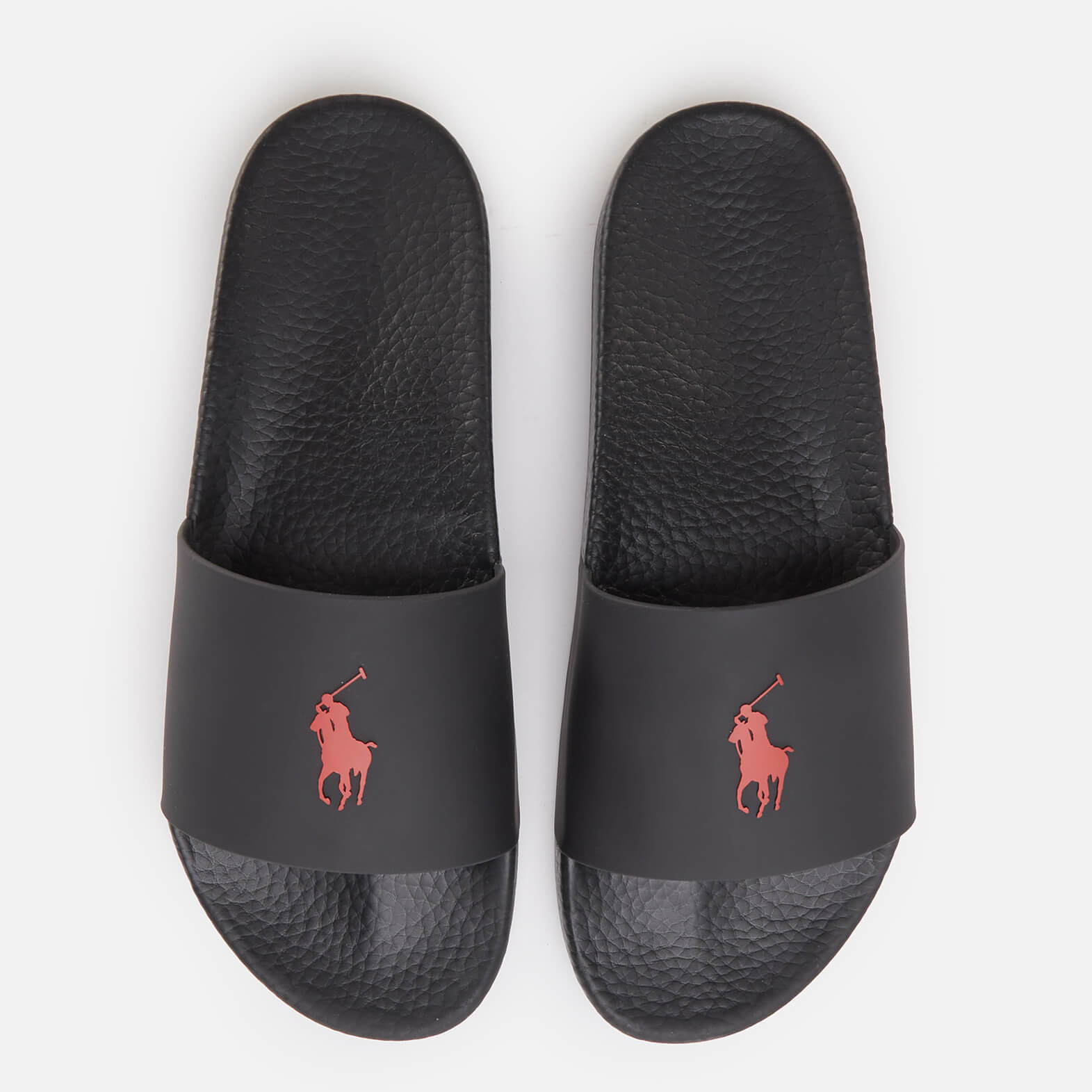 Polo Ralph Lauren Men's Pp Slide Sandals - Black/Red PP - UK 7