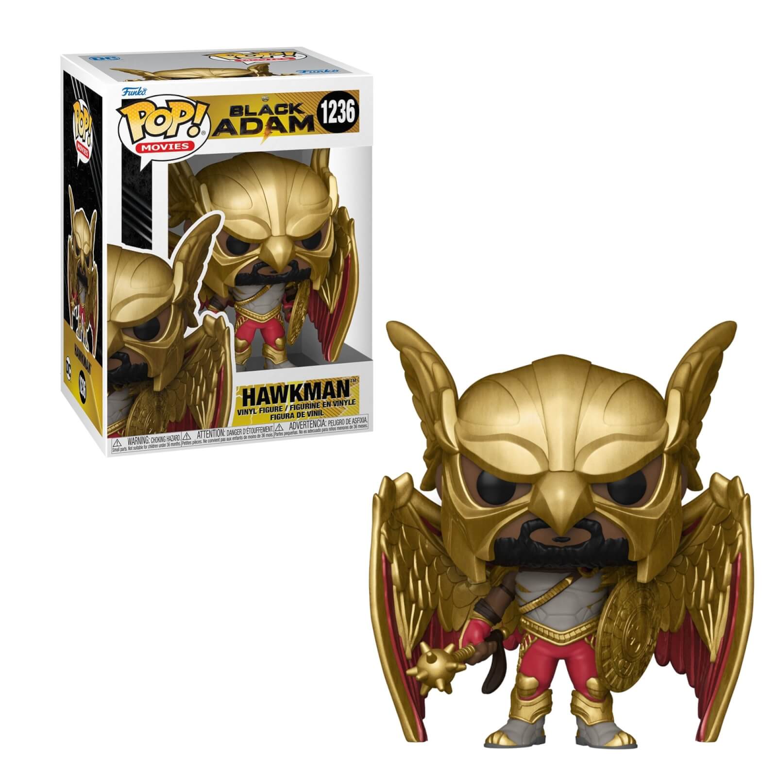 Dc Comics Black Adam Hawkman With Helmet Funko Pop! Vinyl