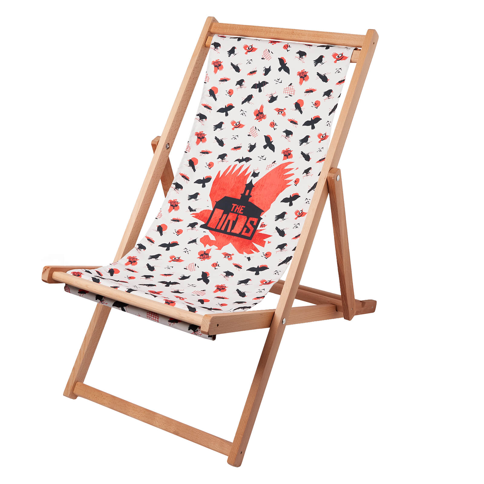 

Hitchcock The Birds Flight Collage Chaise longue - Fabric Only