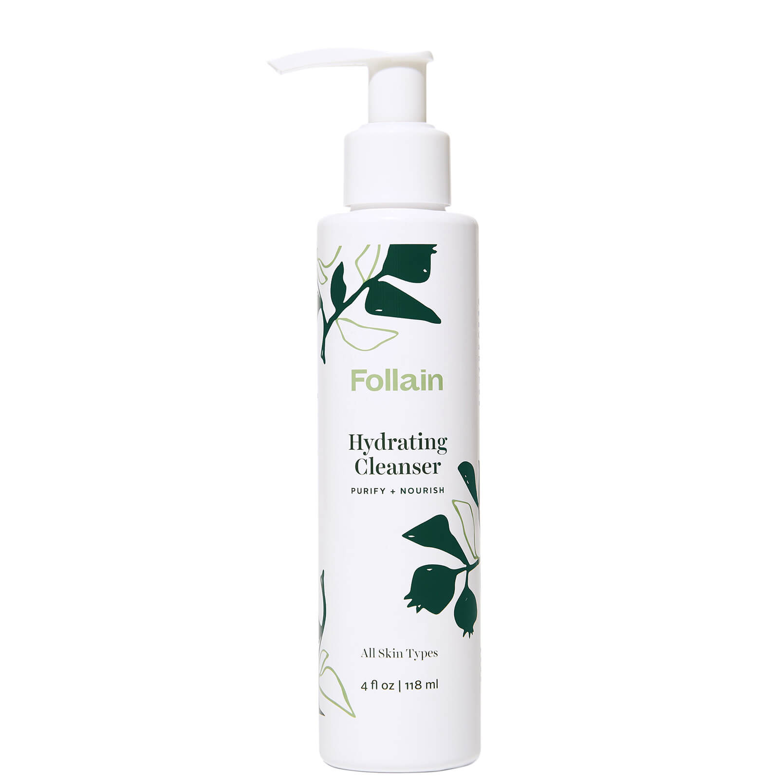 Follain Hydrating Cleanser Purify And Nourish 4 Fl. oz In White