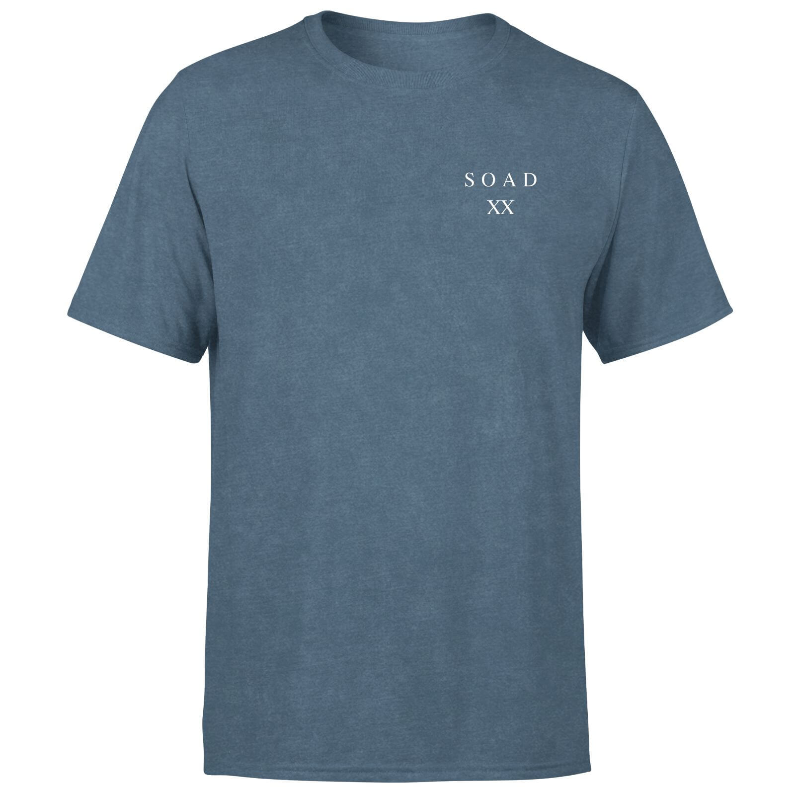 

System Of A Down Letters Men's T-Shirt - Navy Acid Wash - XL