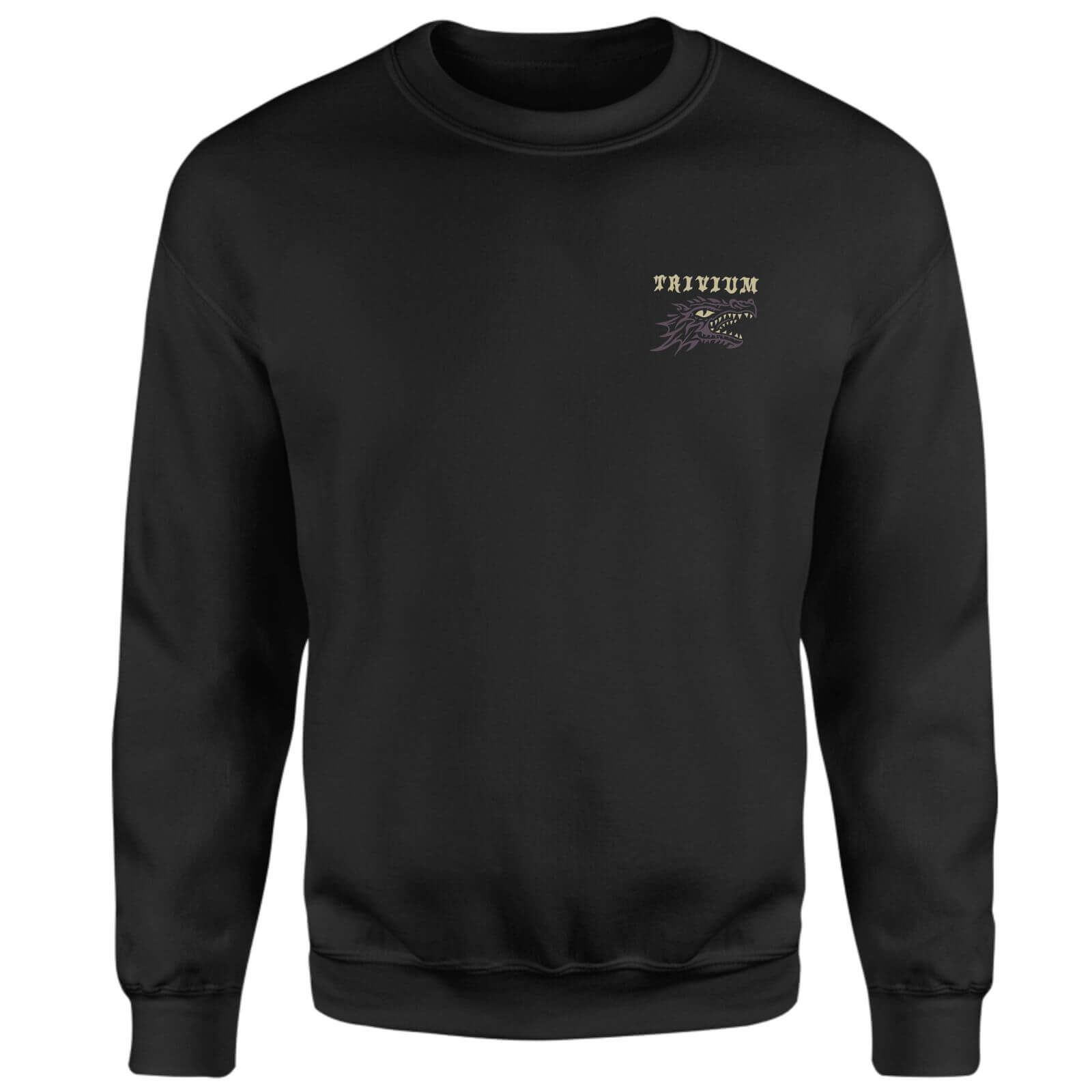 Trivium Dragon Head Sweatshirt – Black – XS