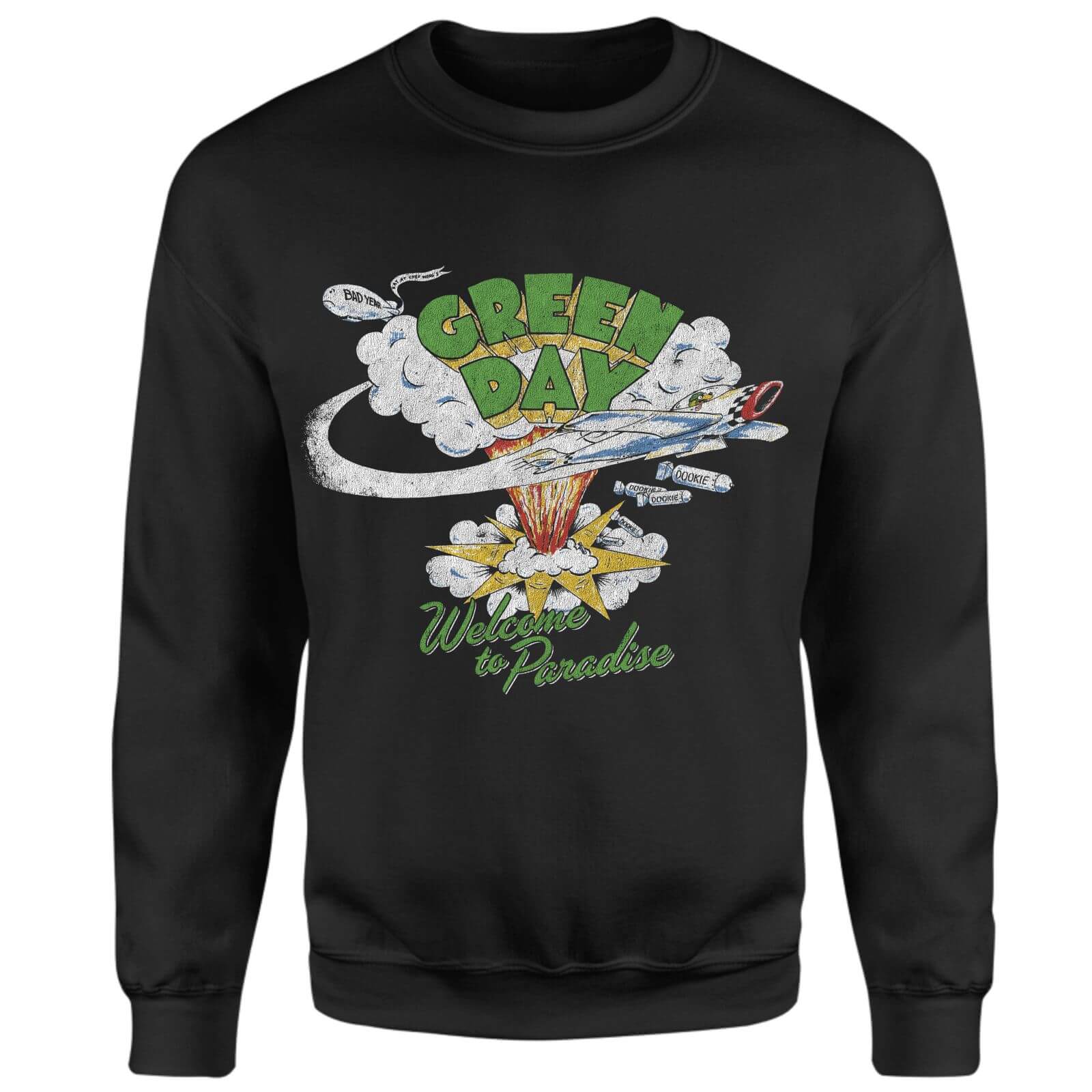 Green Day Paradise Sweatshirt – Black – XS