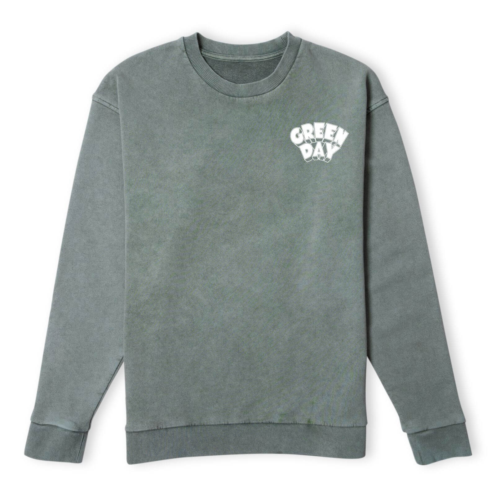 

Green Day Bold Sweatshirt - Khaki Acid Wash - XXL