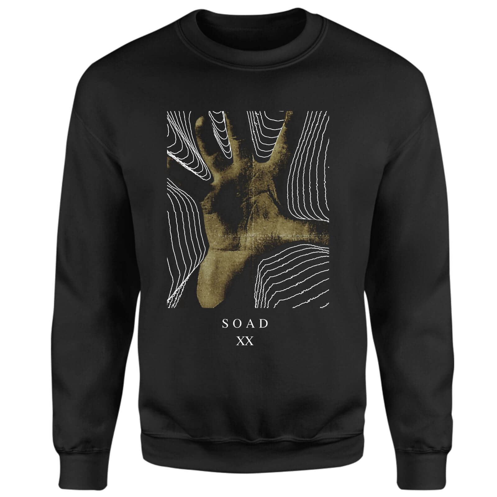 System Of A Down Hand Sweatshirt – Black – XS