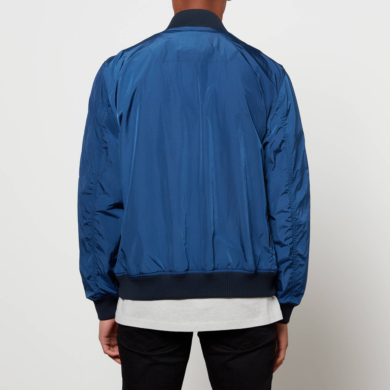 Woolrich Men's Crinkle Bomber Jacket - Horizon - L