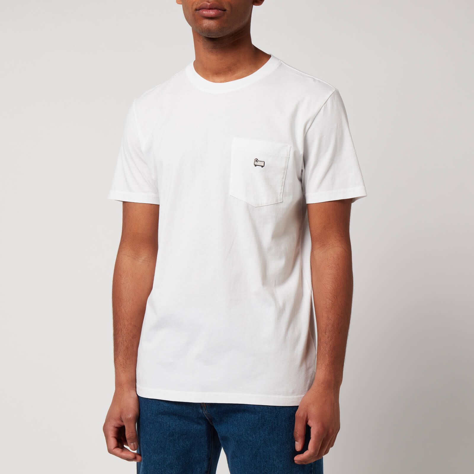 Woolrich Men's Pocket T-Shirt - Bright White - S