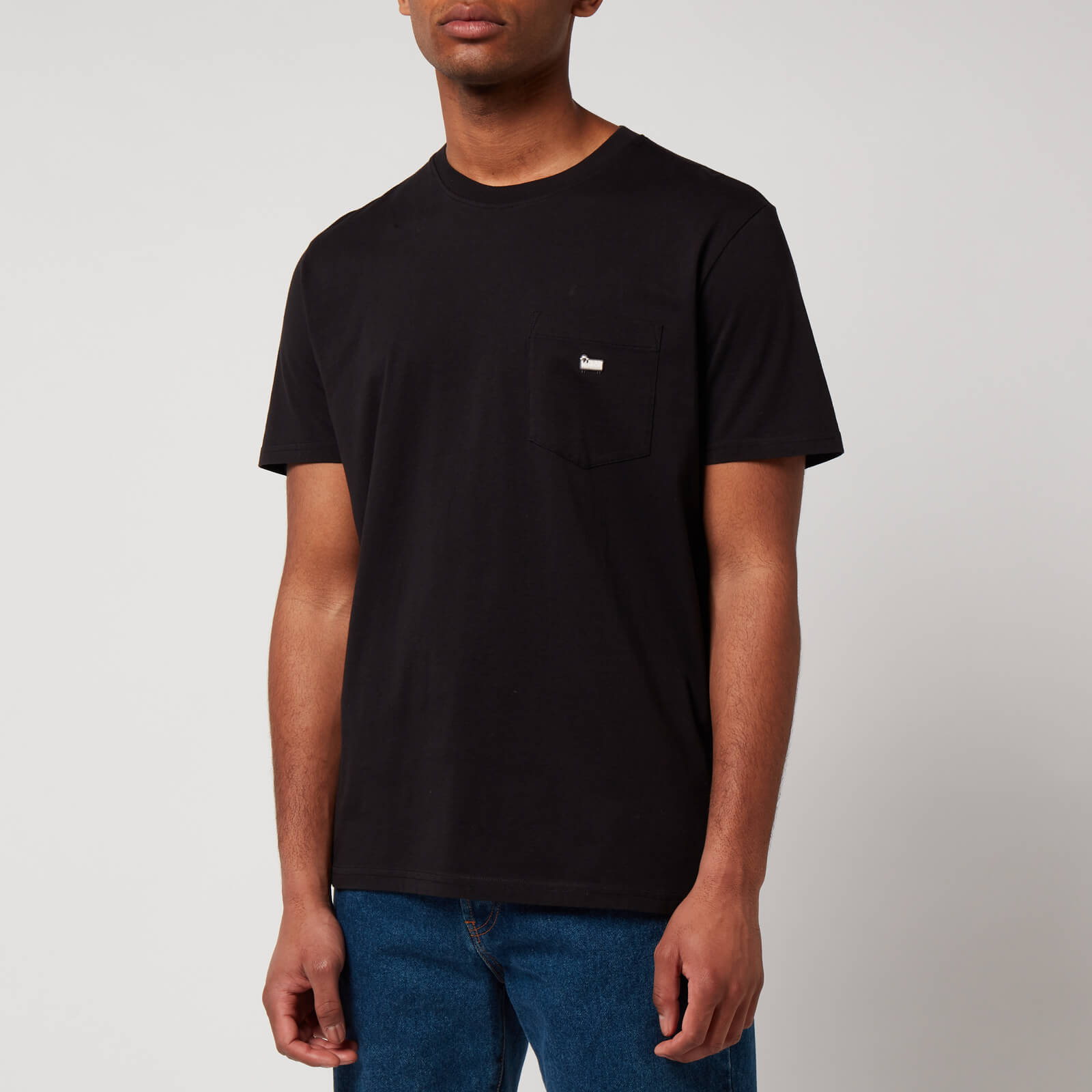 Woolrich Men's Pocket T-Shirt - Black - S