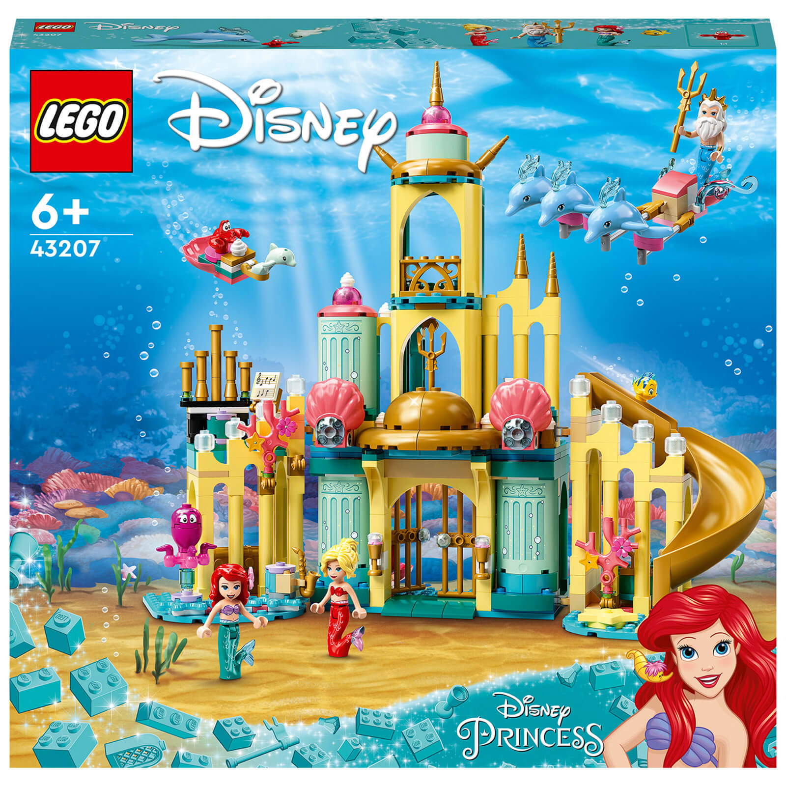 LEGO Disney Ariel�s Underwater Palace Castle Toy (43207)