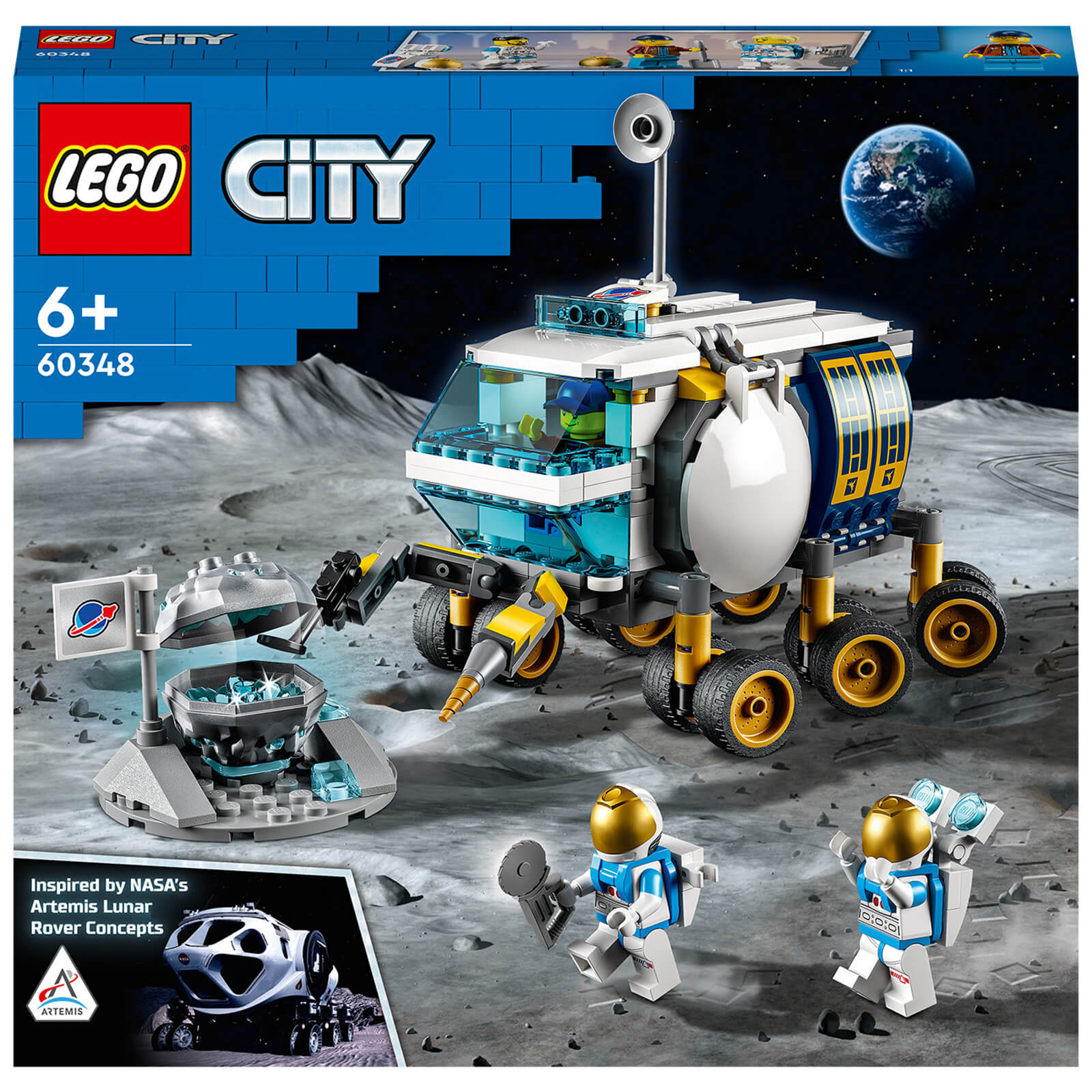 LEGO City: Lunar Roving Vehicle Space Toy Building Set (60348)