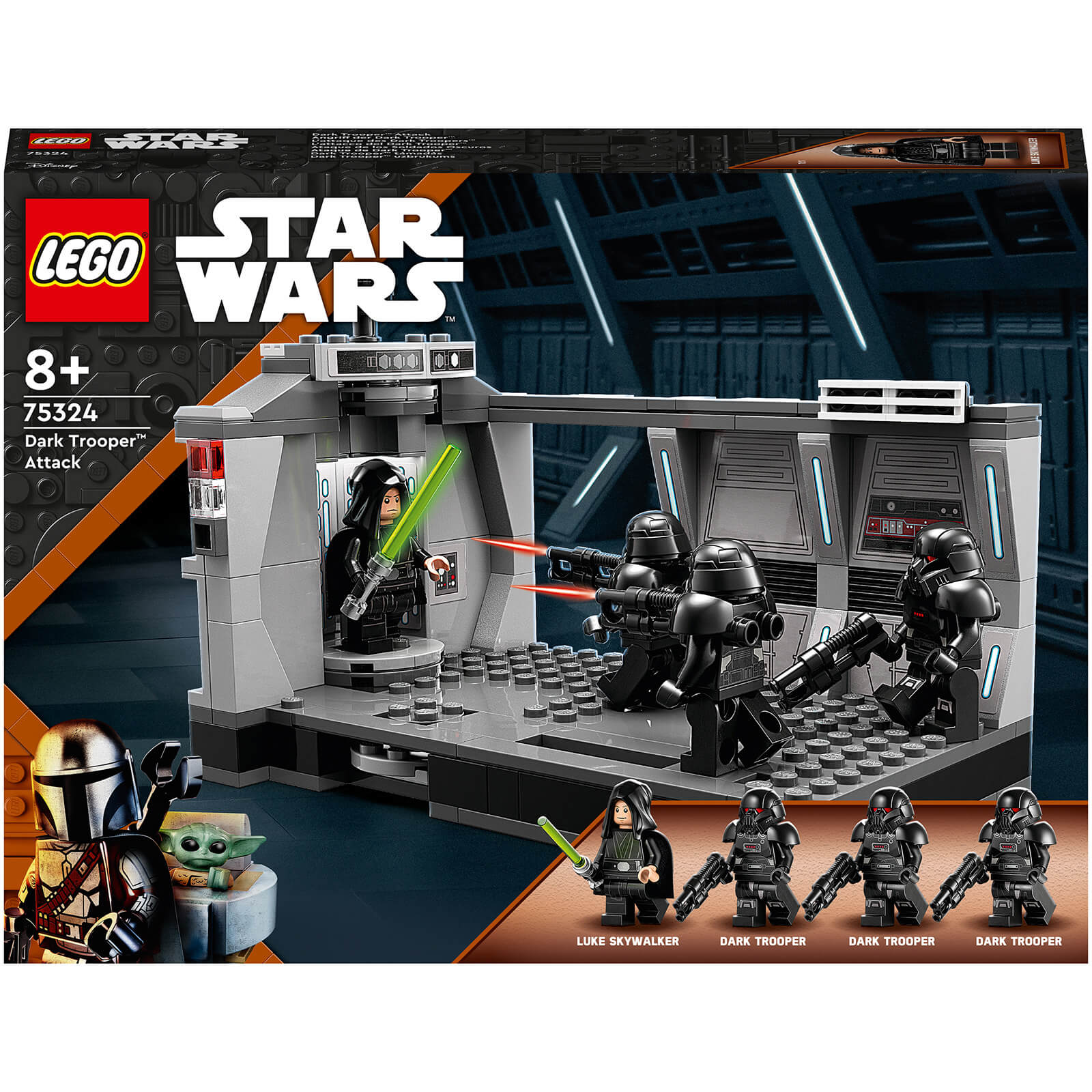 LEGO Star Wars Dark Trooper Attack Mandalorian Set (75324)