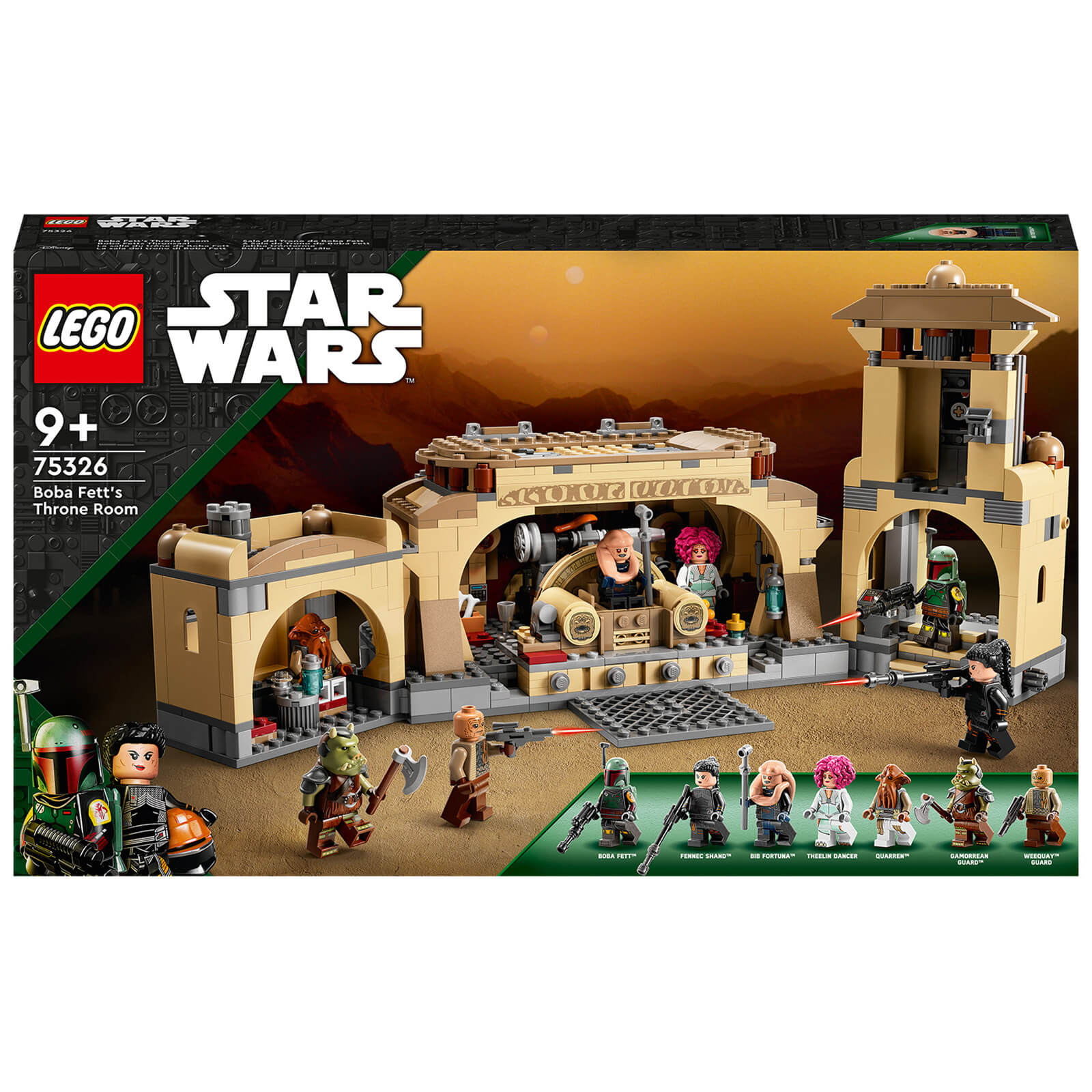 LEGO Star Wars: Boba Fett’s Throne Room Buildable Toy (75326)