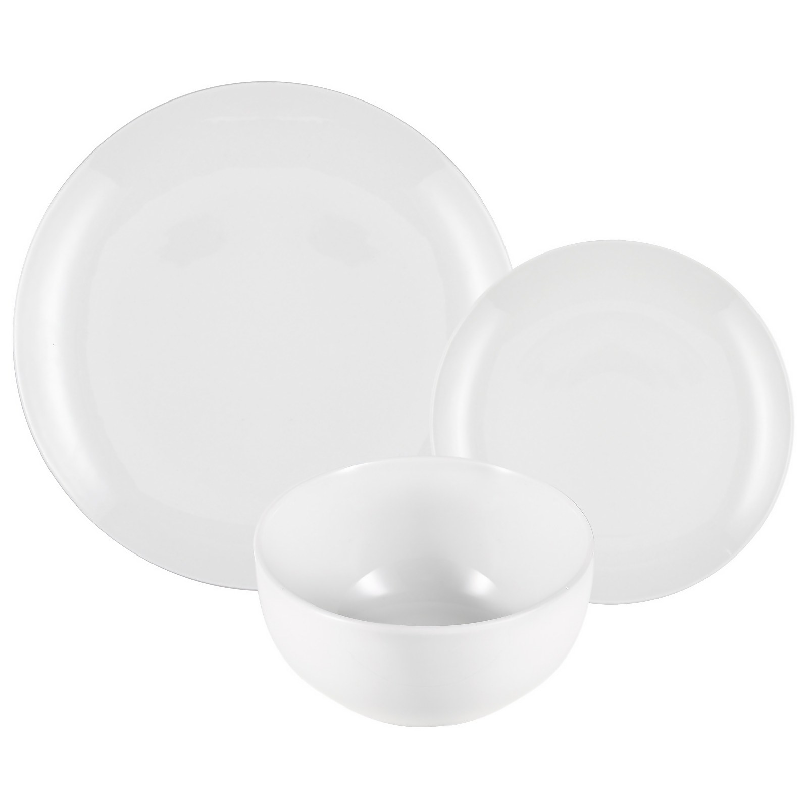 Photo of Prep & Cook 12 Piece Dinnerware Set - Porcelain White