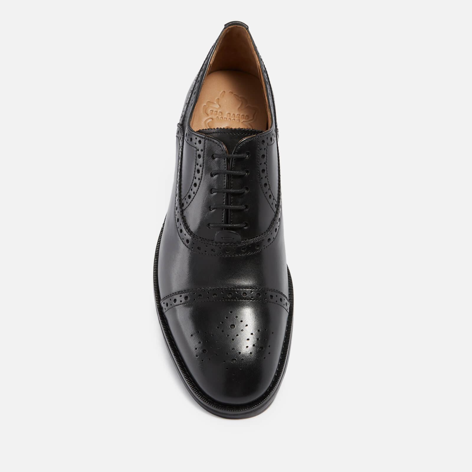 ted baker arniie leather toe cap oxford shoes - uk 7