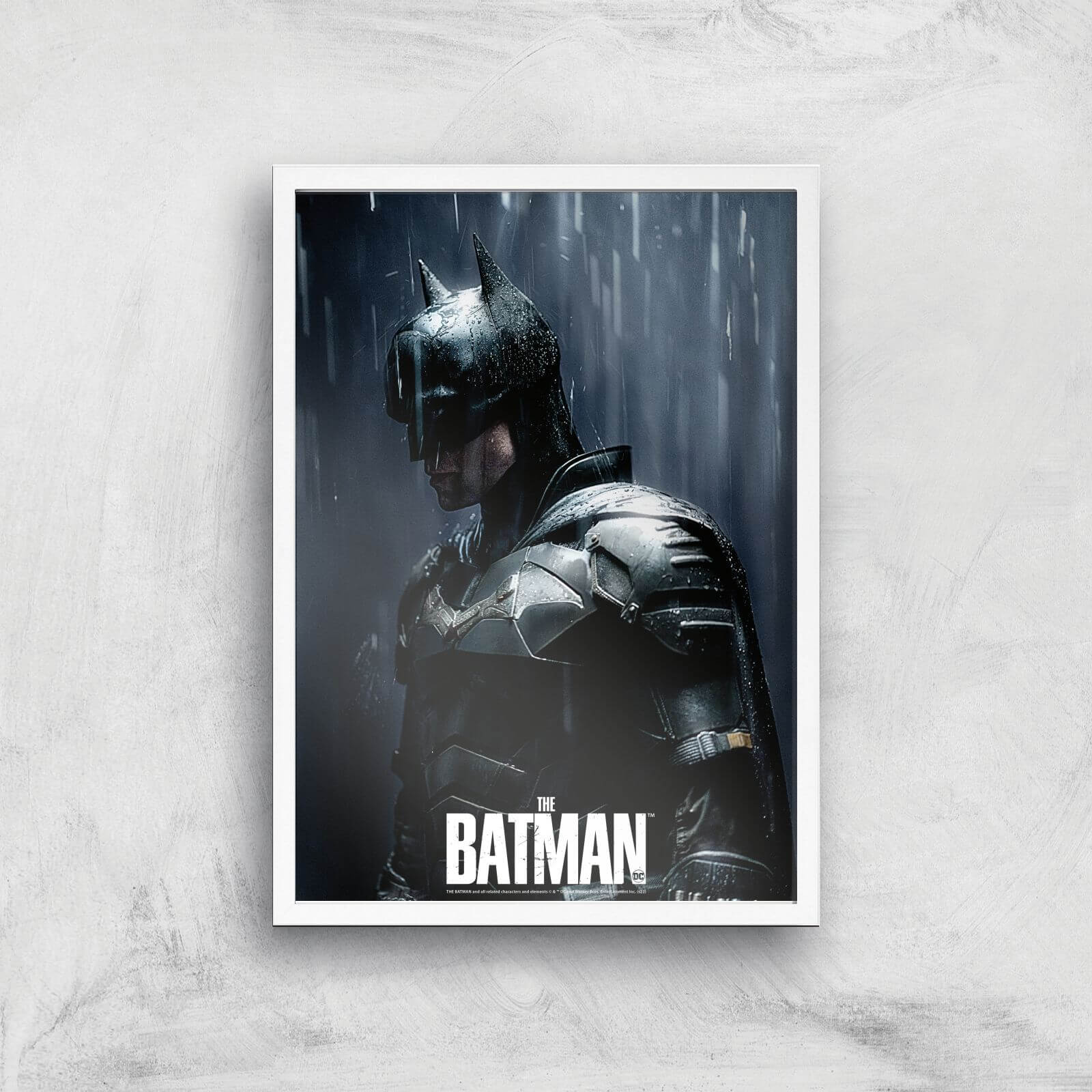 

The Batman Gotham Hero Giclee Art Print - A4 - White Frame