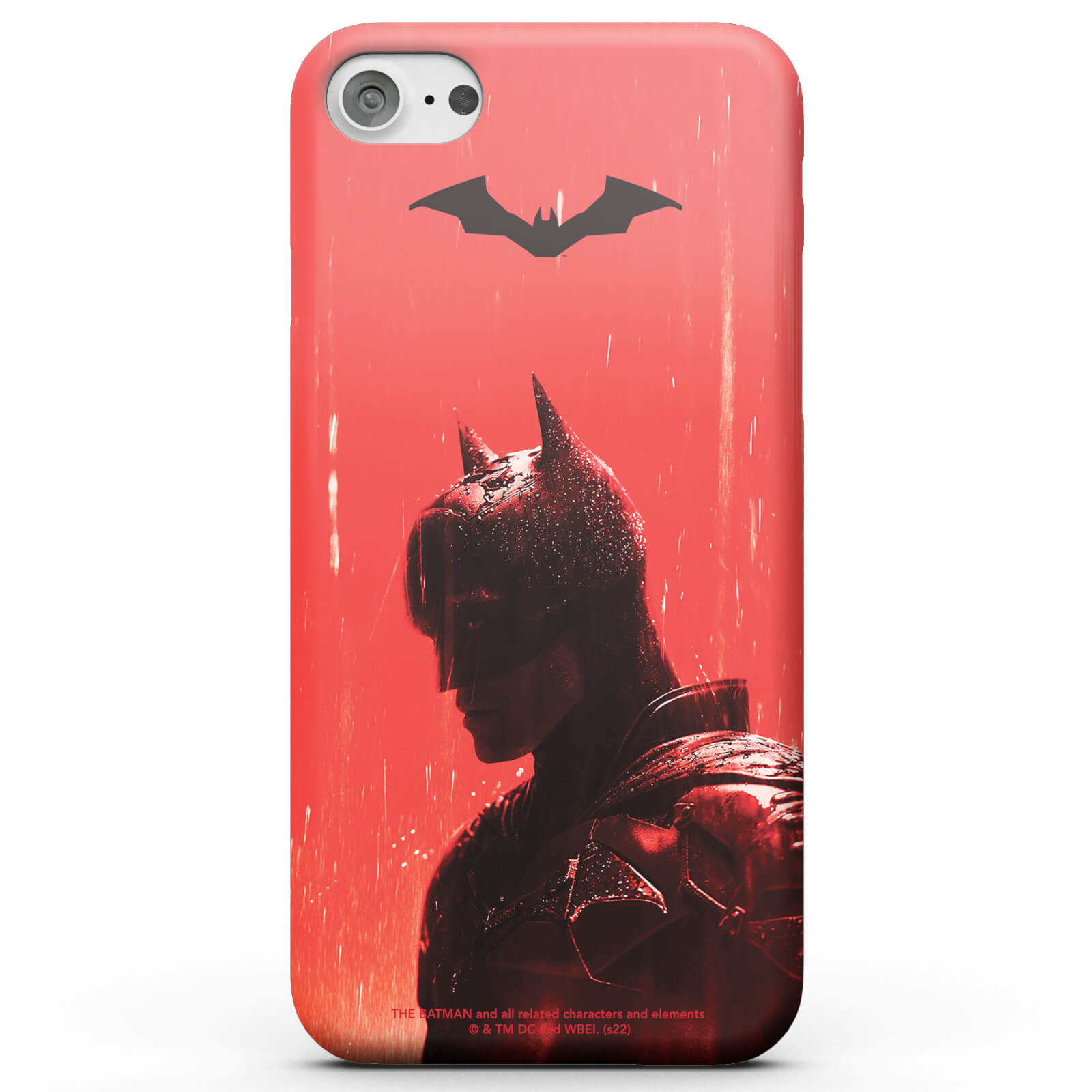 DC Batman The Bat Custodia per telefono iPhone e Android Samsung S6 Custodia a scatto Opaca