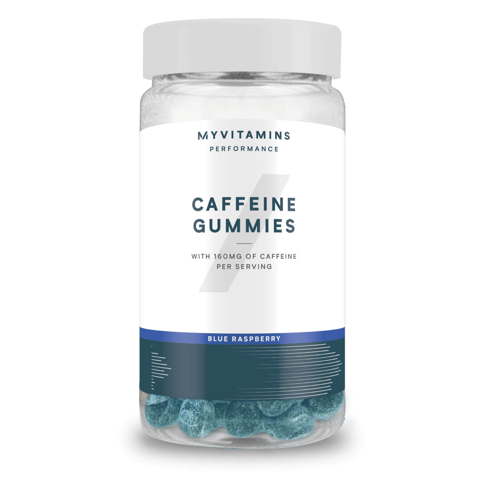 Myvitamins Caffeine Gummies - 60gummies - Blue Raspberry