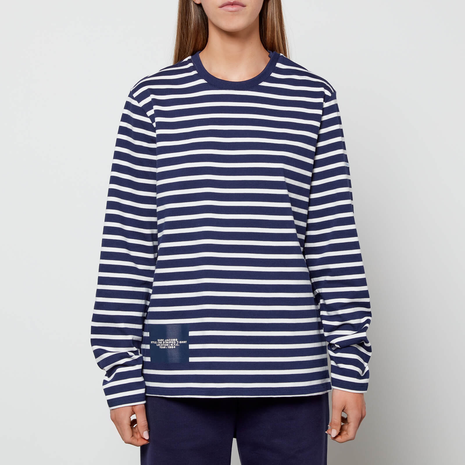 Marc Jacobs Women's The Striped T-Shirt - Blue Navy Multi - XS