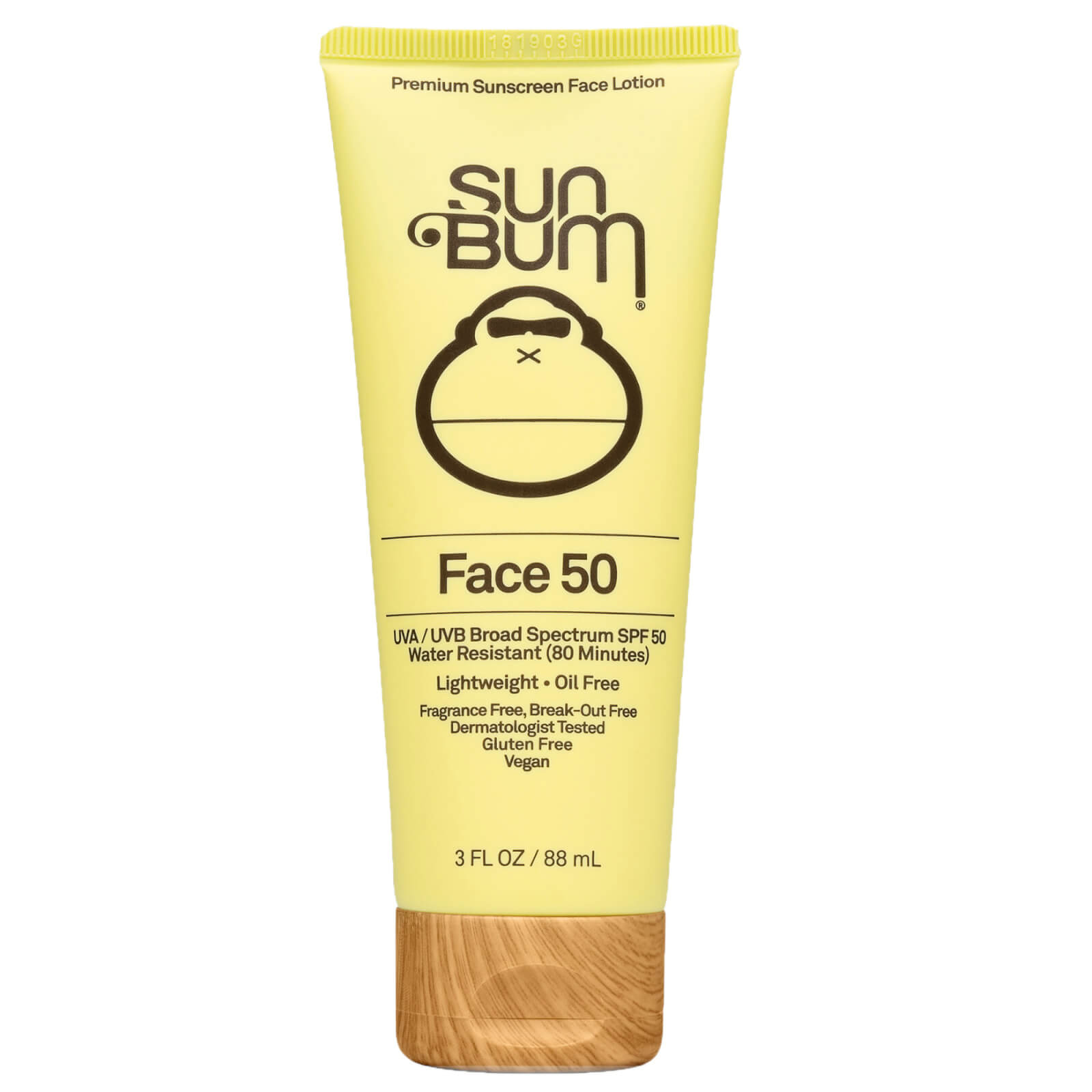 Photos - Sun Skin Care Sun Bum SPF50 Face Lotion 88ml SB343152