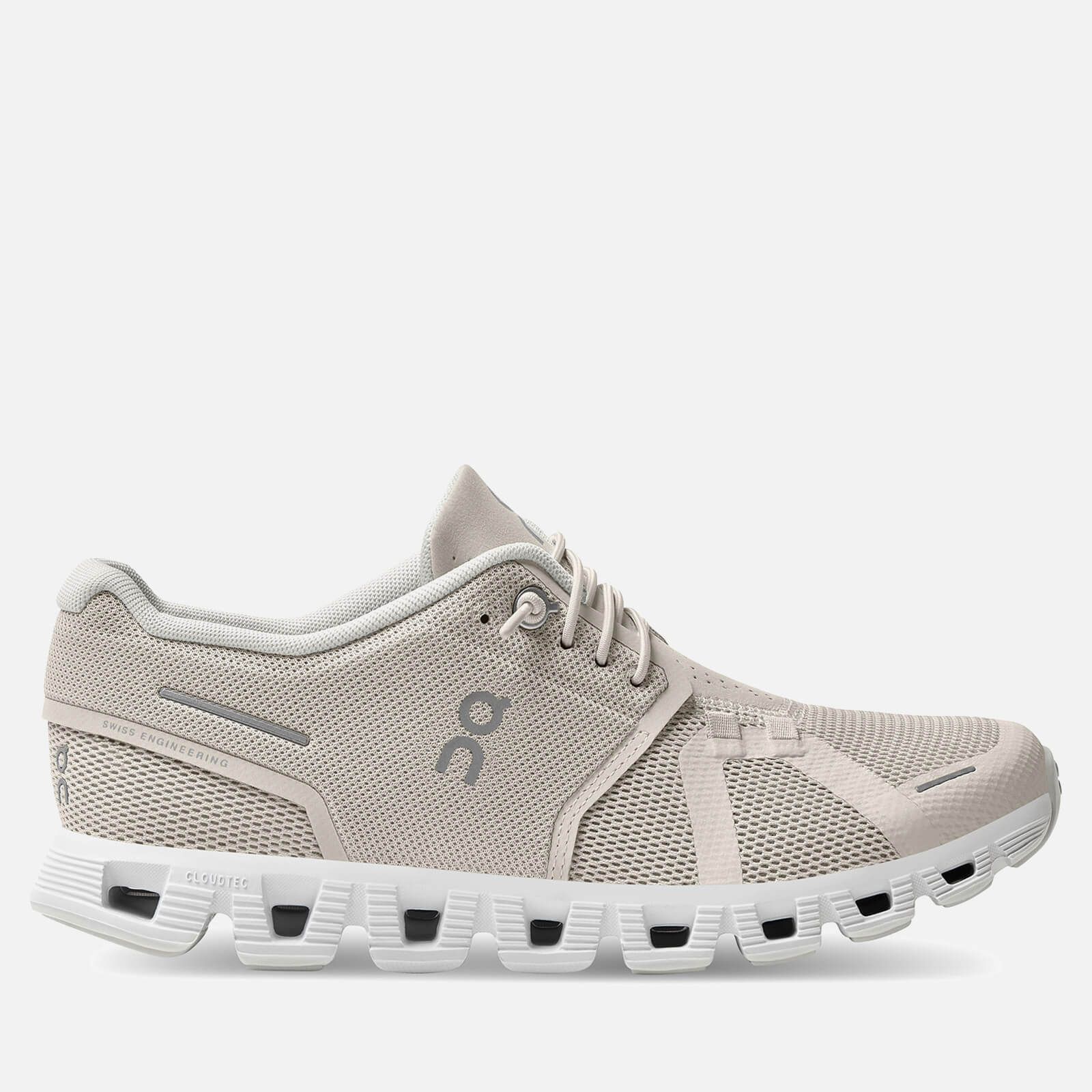 ON Women’s Cloud 5 Running Trainers - Pearl/White