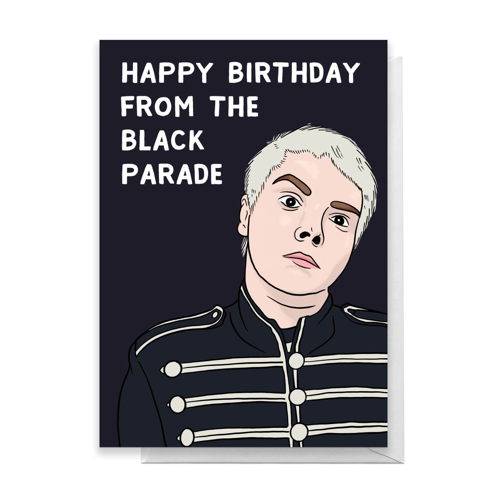 Happy Birthday From The Black Parade Greetings Card - Standard Card