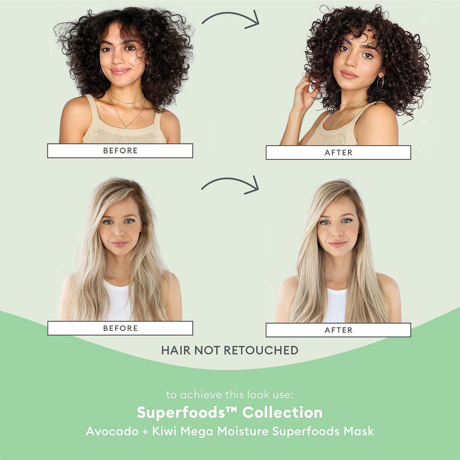 Thumbnail - Briogeo Superfoods Avocado and Kiwi Mega Moisture Superfoods Hair Mask 240ml
