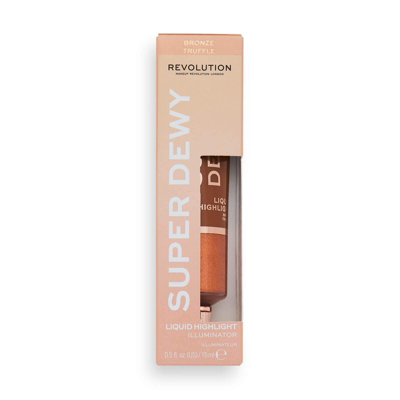 Makeup Revolution Superdewy Liquid Highlighter 15ml (Various Shades) - Bronze Truffle