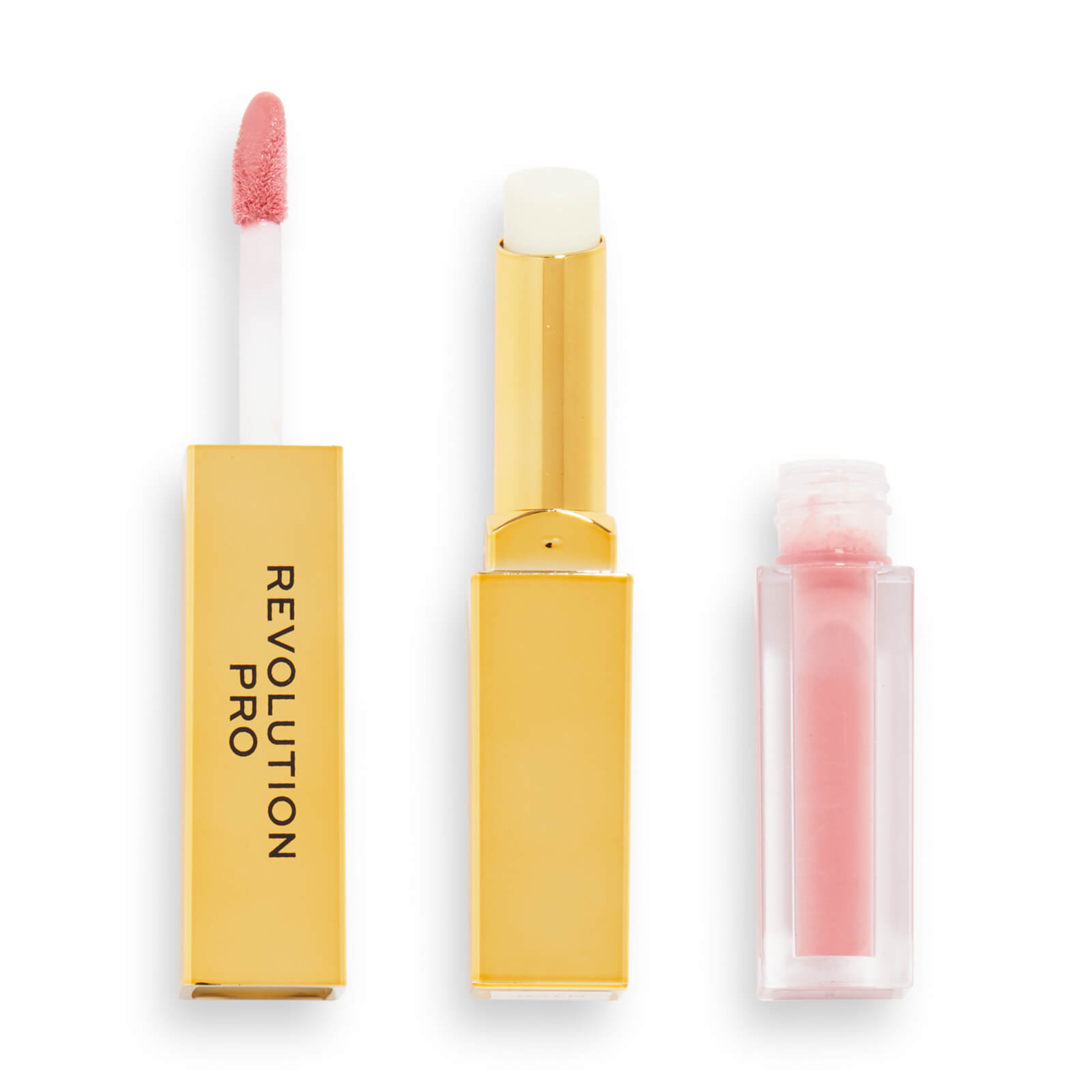 Revolution Pro Supreme Stay 24 Hour Lip Duo 1.5g (Various Shades) - Stripped