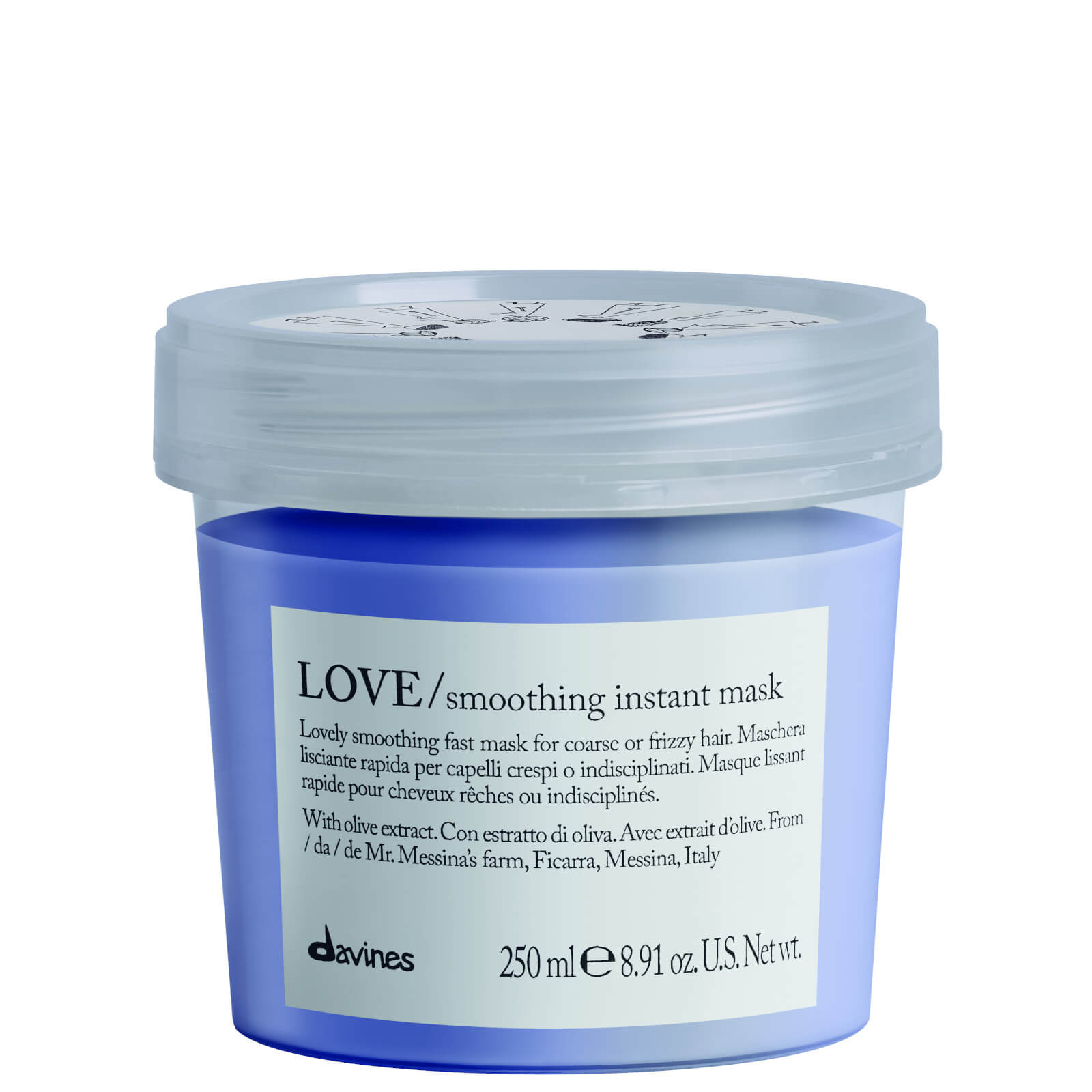 Photos - Facial Mask Davines Love/ Smoothing Instant Mask 250ml 