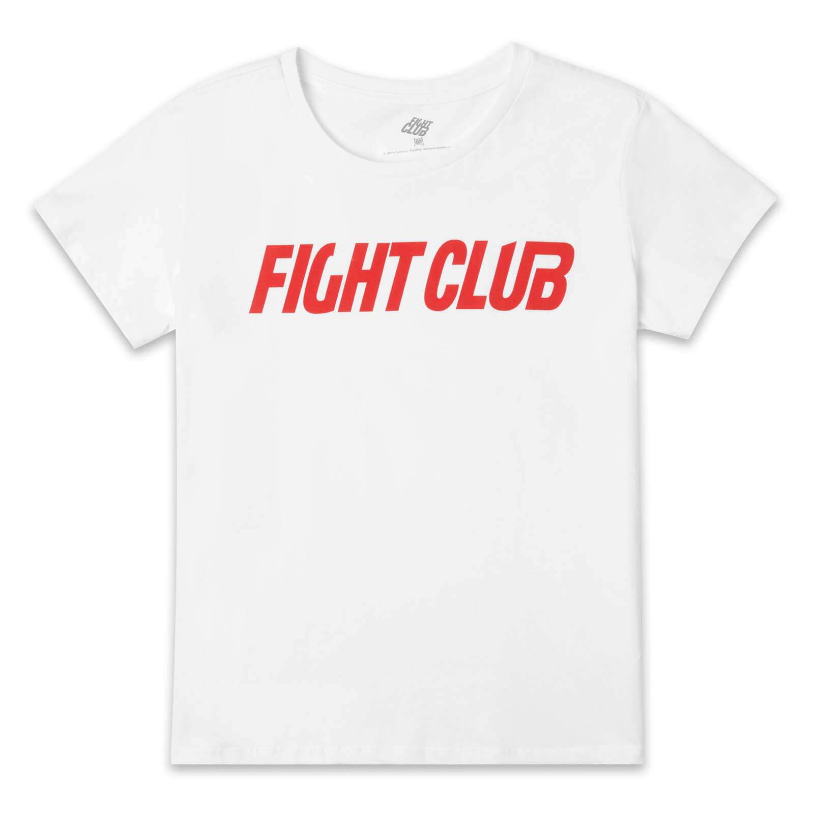 Fight Club Logo T-Shirt Femme - Blanc - XL