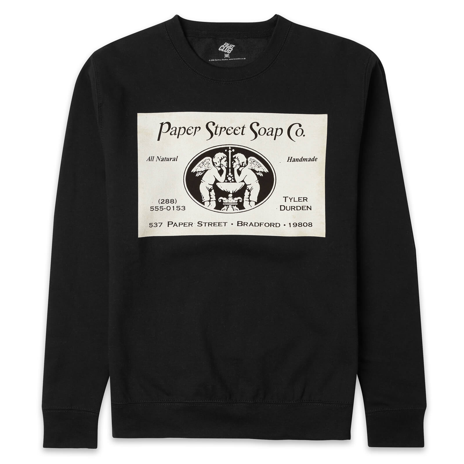 

Fight Club Paper Street Soap Co. Sweatshirt - Noir - M