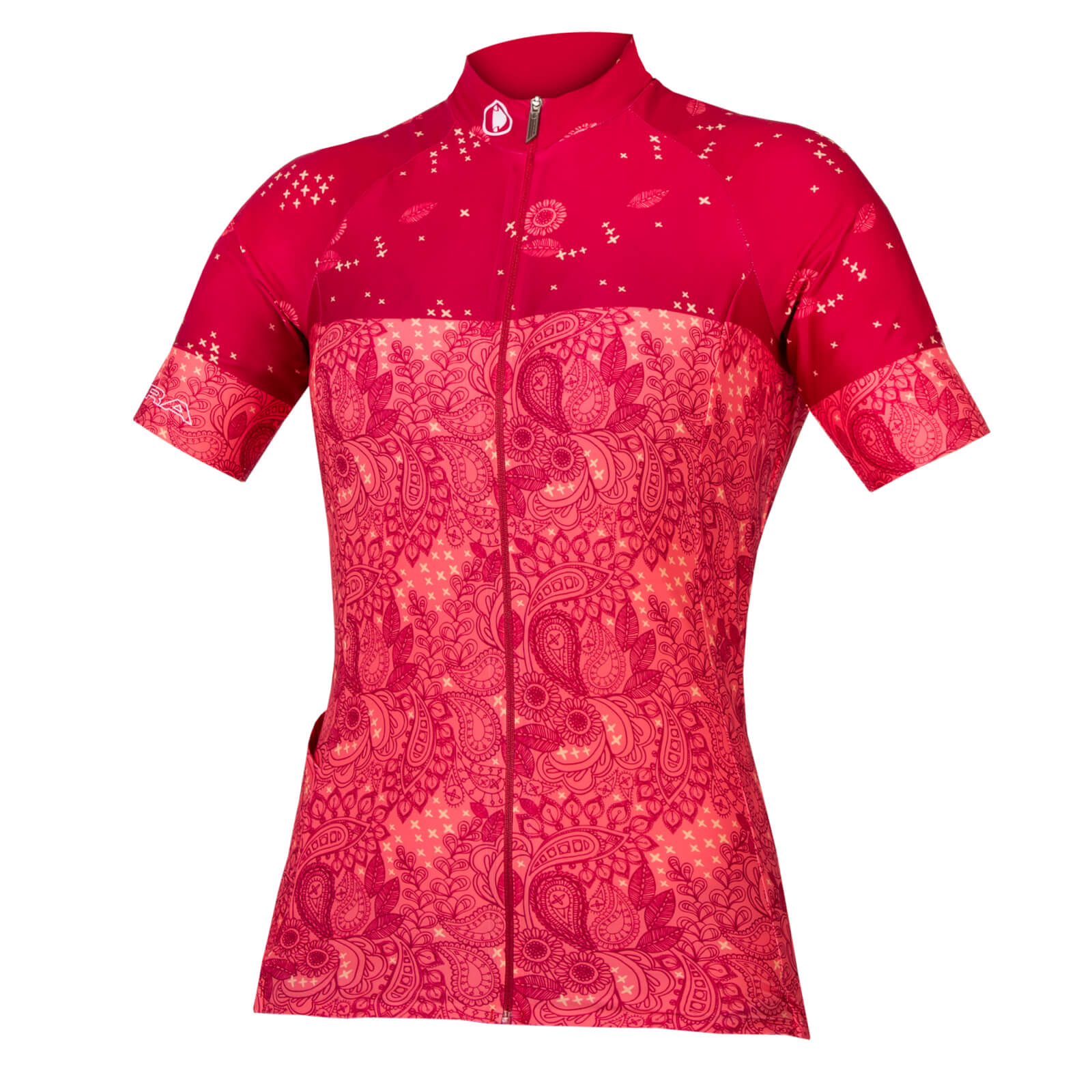 Endura Women's Paisley S/S Jersey LTD - Berry | Extra 10% off first order.