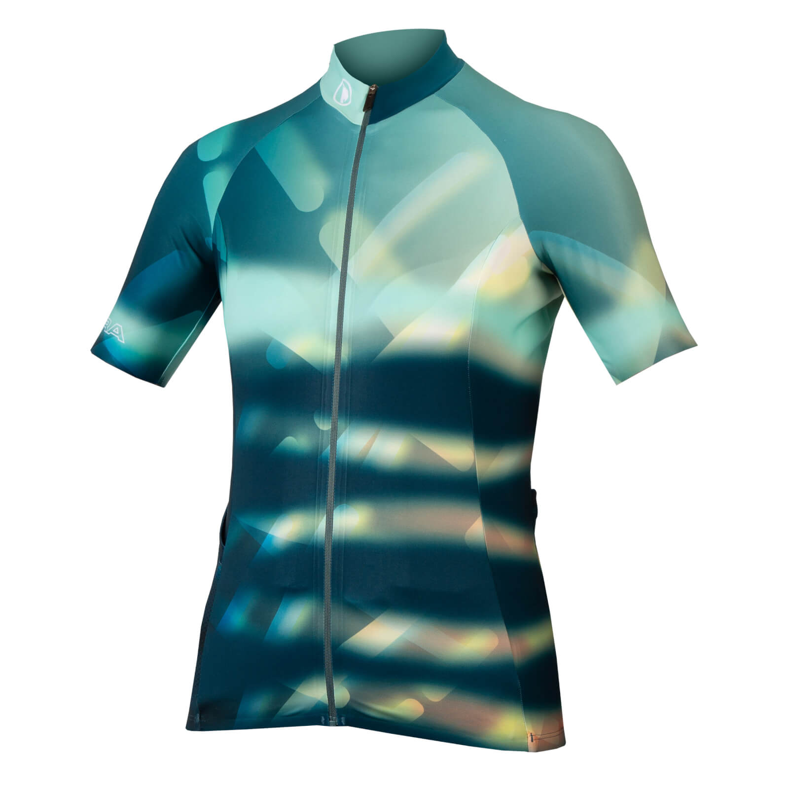 Endura Women's Ltd Virtual Texture S/S Jersey - Glacier Blue | Extra 10% off first order.