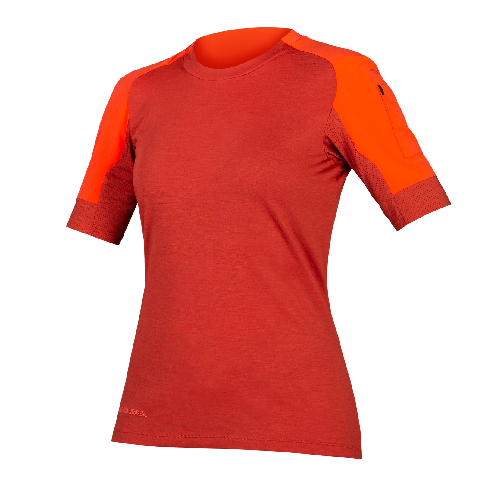 Endura Women's GV500 Merino Blend S/S Jersey - Cayenne | Extra 10% off first order.