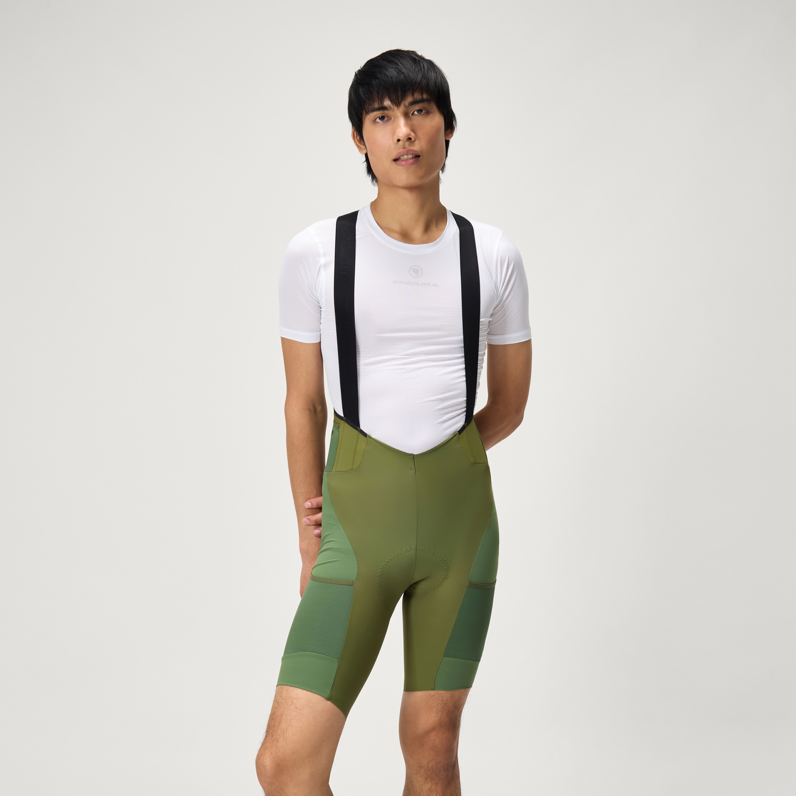 Endura Men's GV500 Reiver Bib Shorts - Olive Green | Extra 10% off first order.