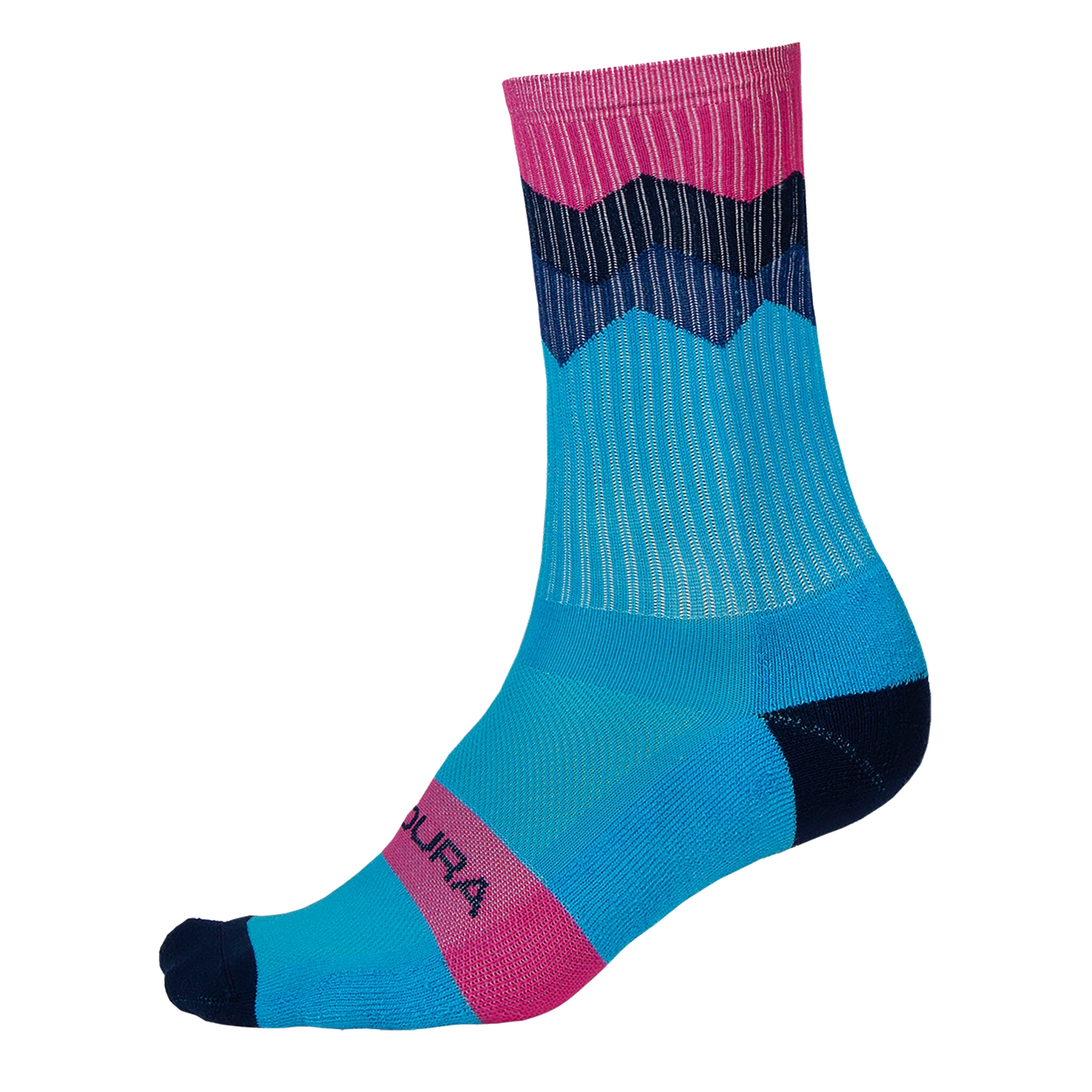 Endura Men's Jagged Sock - Electric Blue