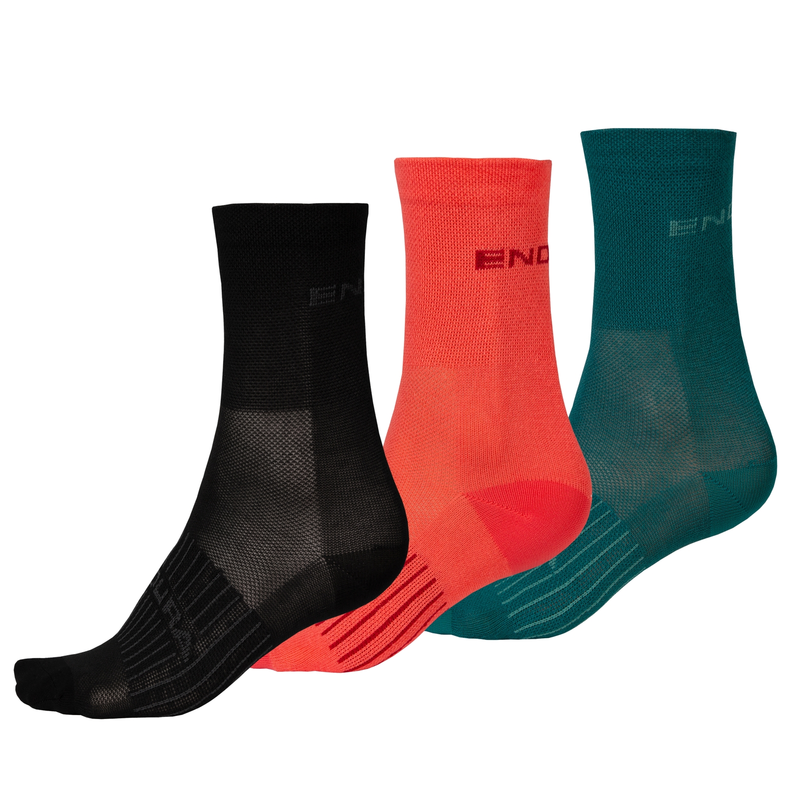 Endura Women's Coolmax® Race Sock (Triple Pack) - Black
