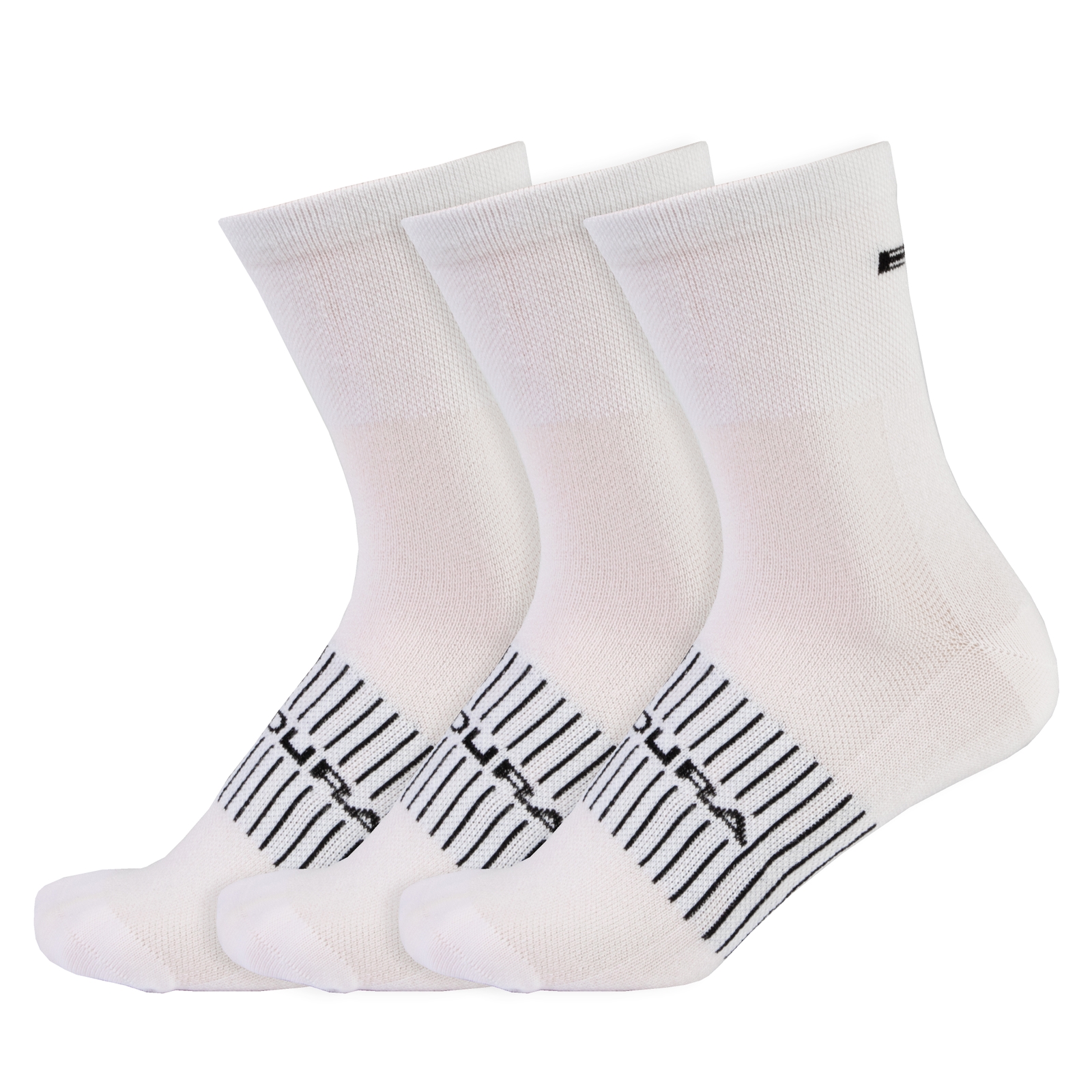 Endura Men's Coolmax® Race Sock (Triple Pack) - White