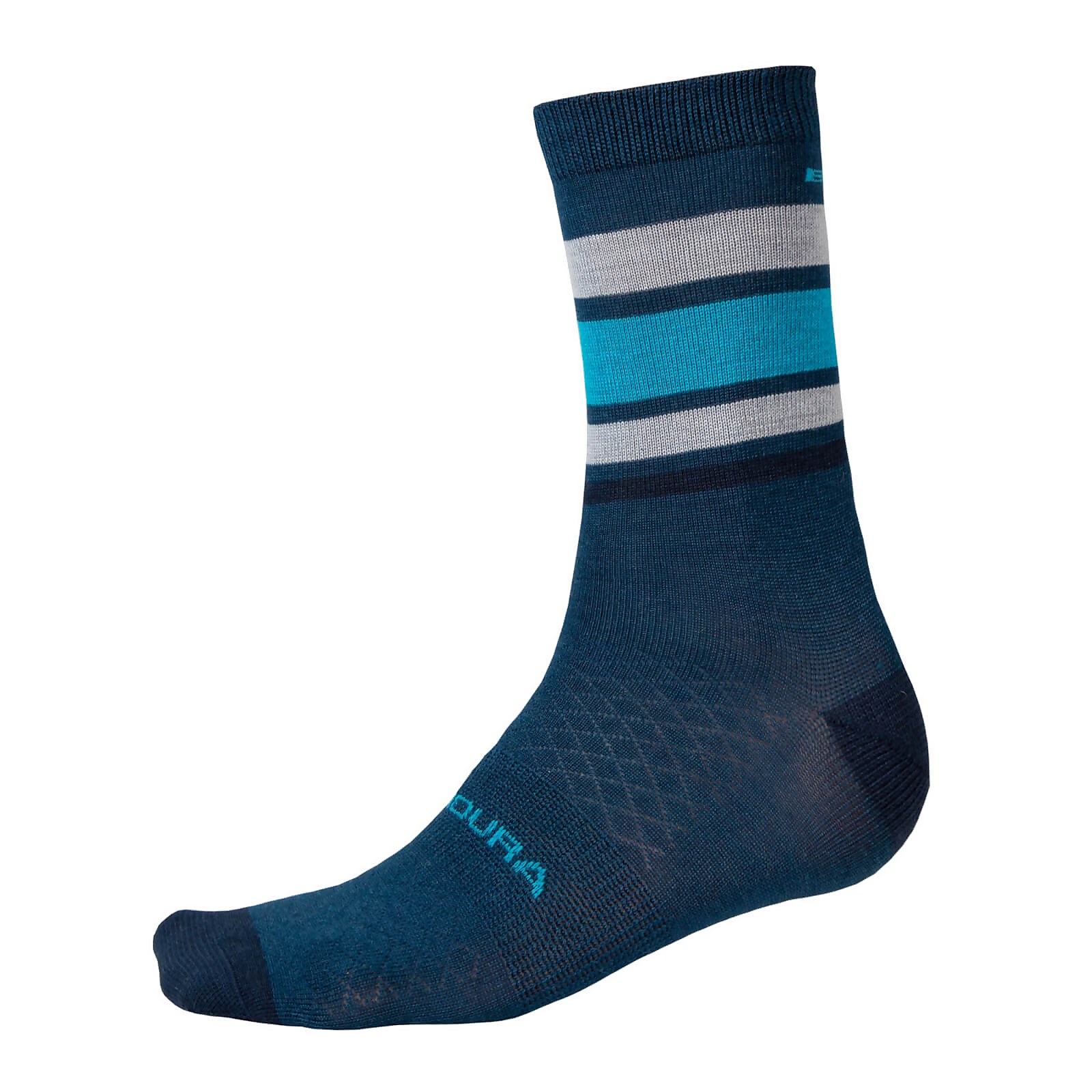 Endura BaaBaa Merino Stripe Sock - Blueberry