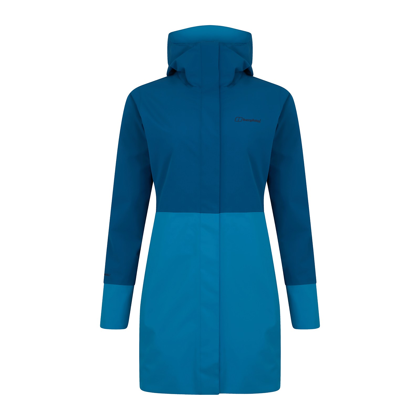 Berghaus Womens Omeara Long  Waterproof Jacket - Blue