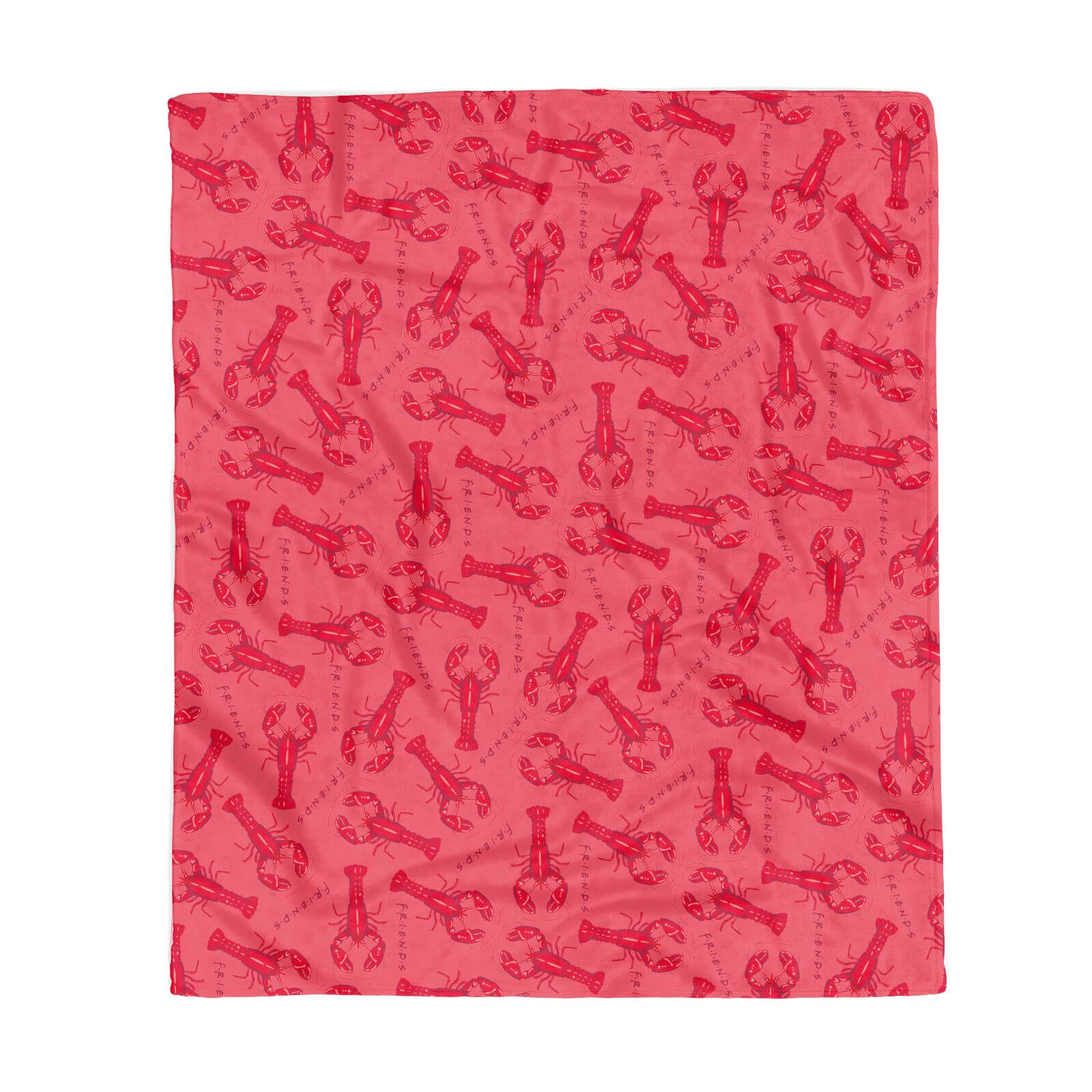 Friends Friends Lobster Fleece Blanket - L